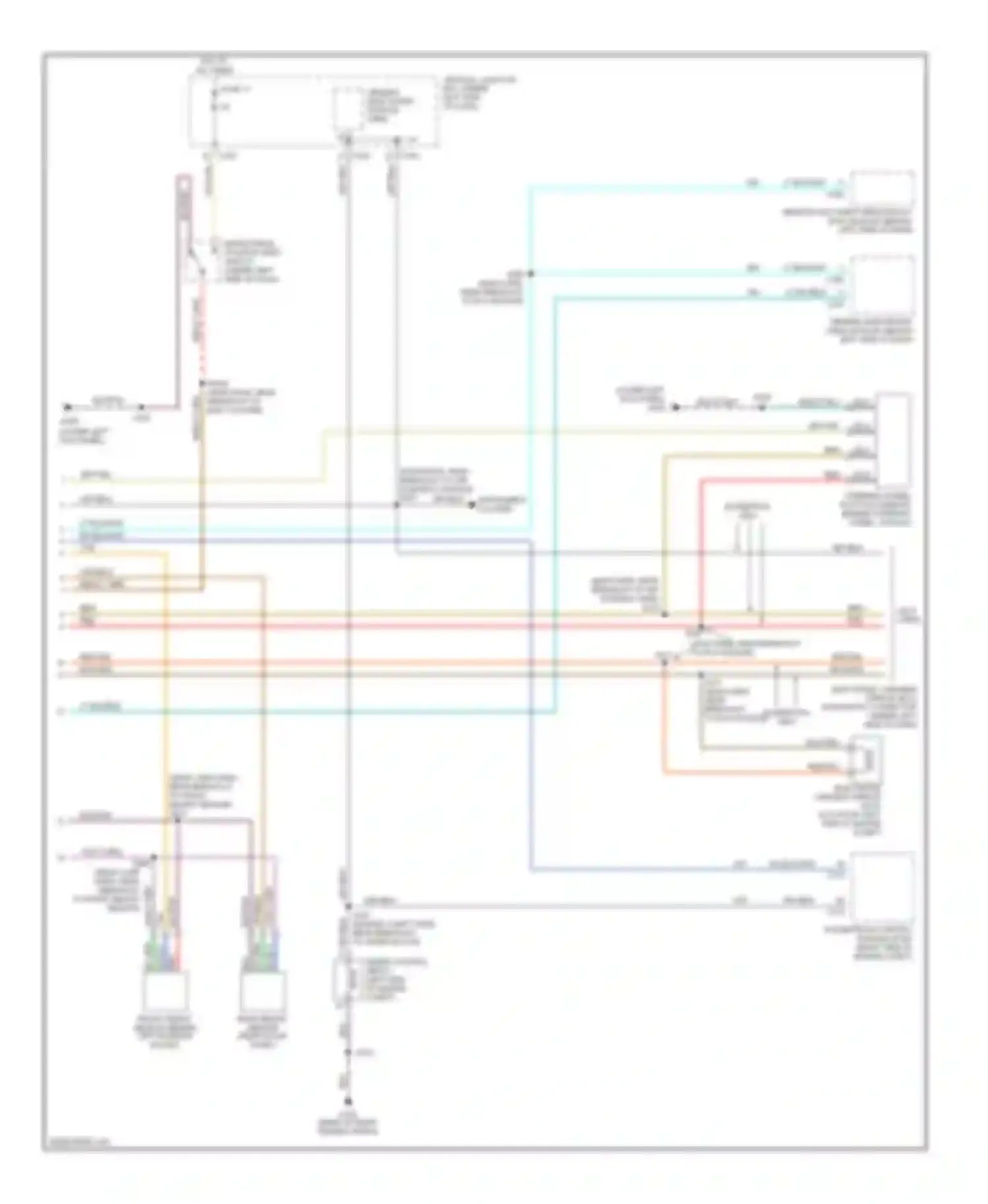 Expedition Ford I (1996-2002): Electronic suspension circuit (2 of 2)
