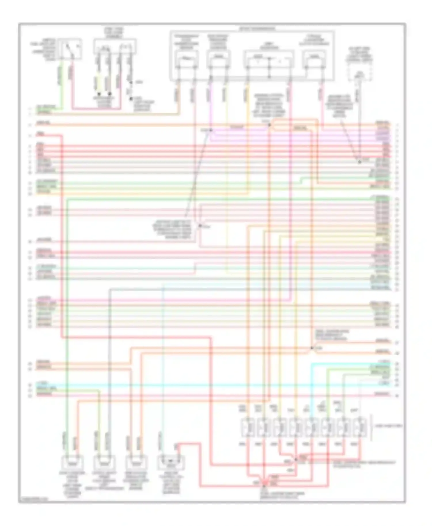 Expedition Ford I (1996-2002): Wiring diagram engine performance 4.6ls (3 of 4)