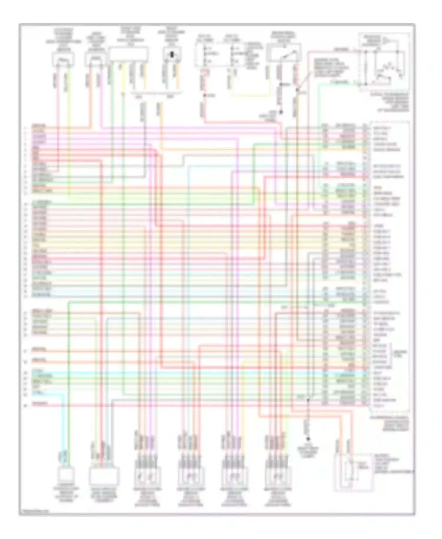 Expedition Ford I (1996-2002): Wiring diagram engine performance 4.6ls (4 of 4)