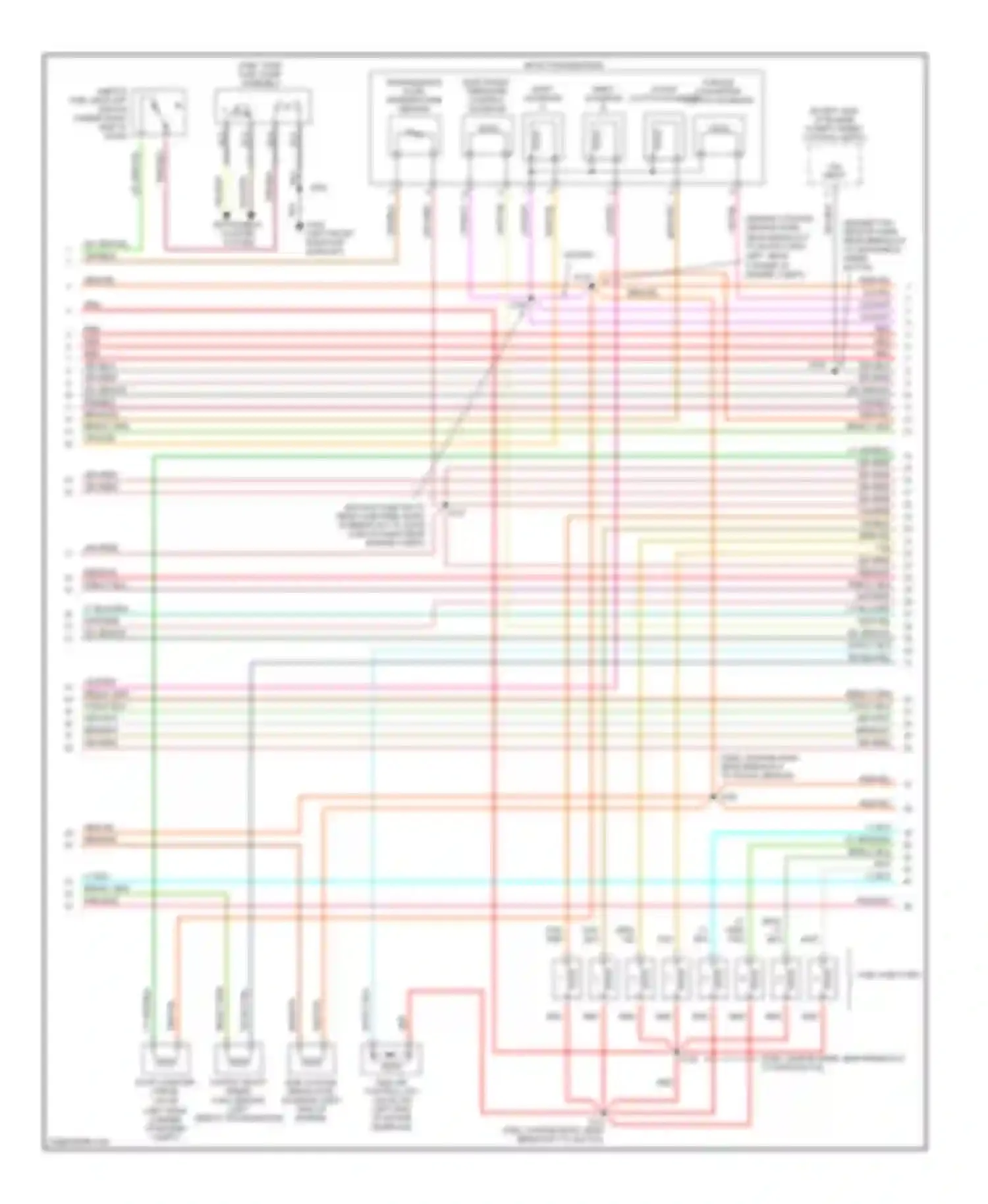 Expedition Ford I (1996-2002): Wiring diagram engine performance 5.4ls (3 of 4)