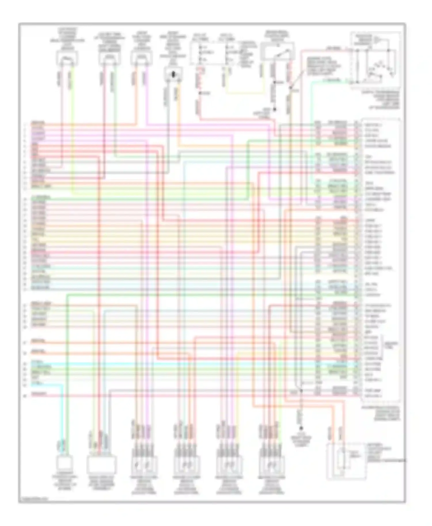 Expedition Ford I (1996-2002): Wiring diagram engine performance 5.4ls (4 of 4)