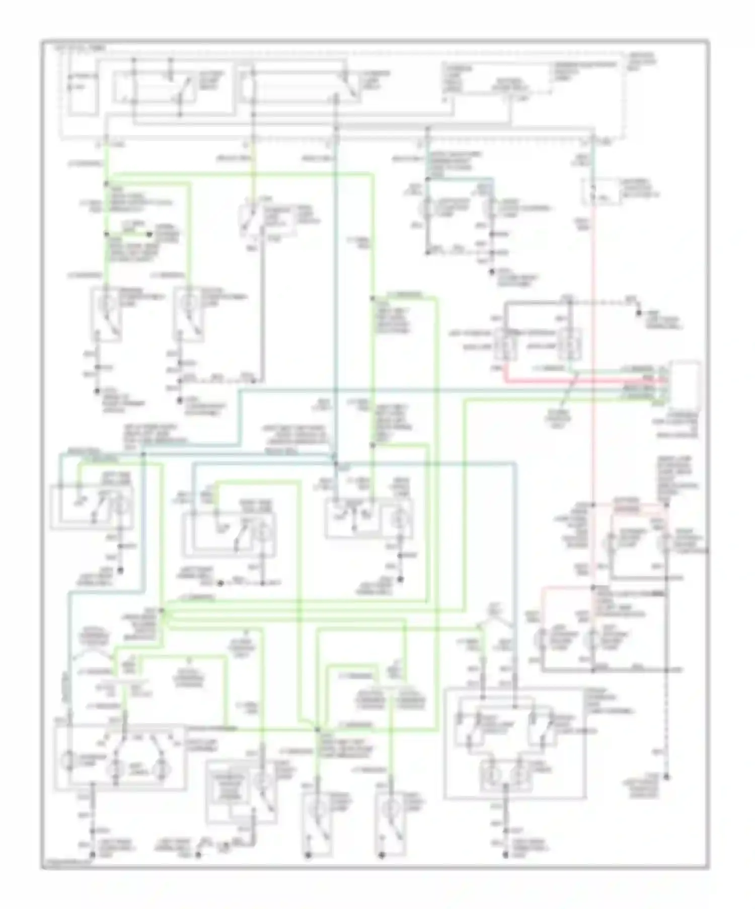 Expedition Ford I (1996-2002): Courtesy lamps circuit