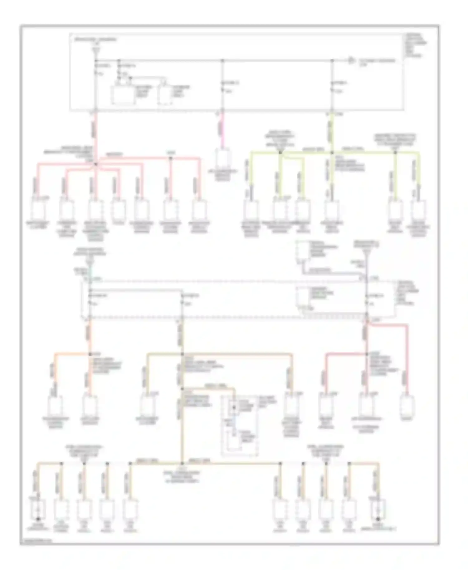 Expedition Ford I (1996-2002): Power distribution circuit (3 of 4)