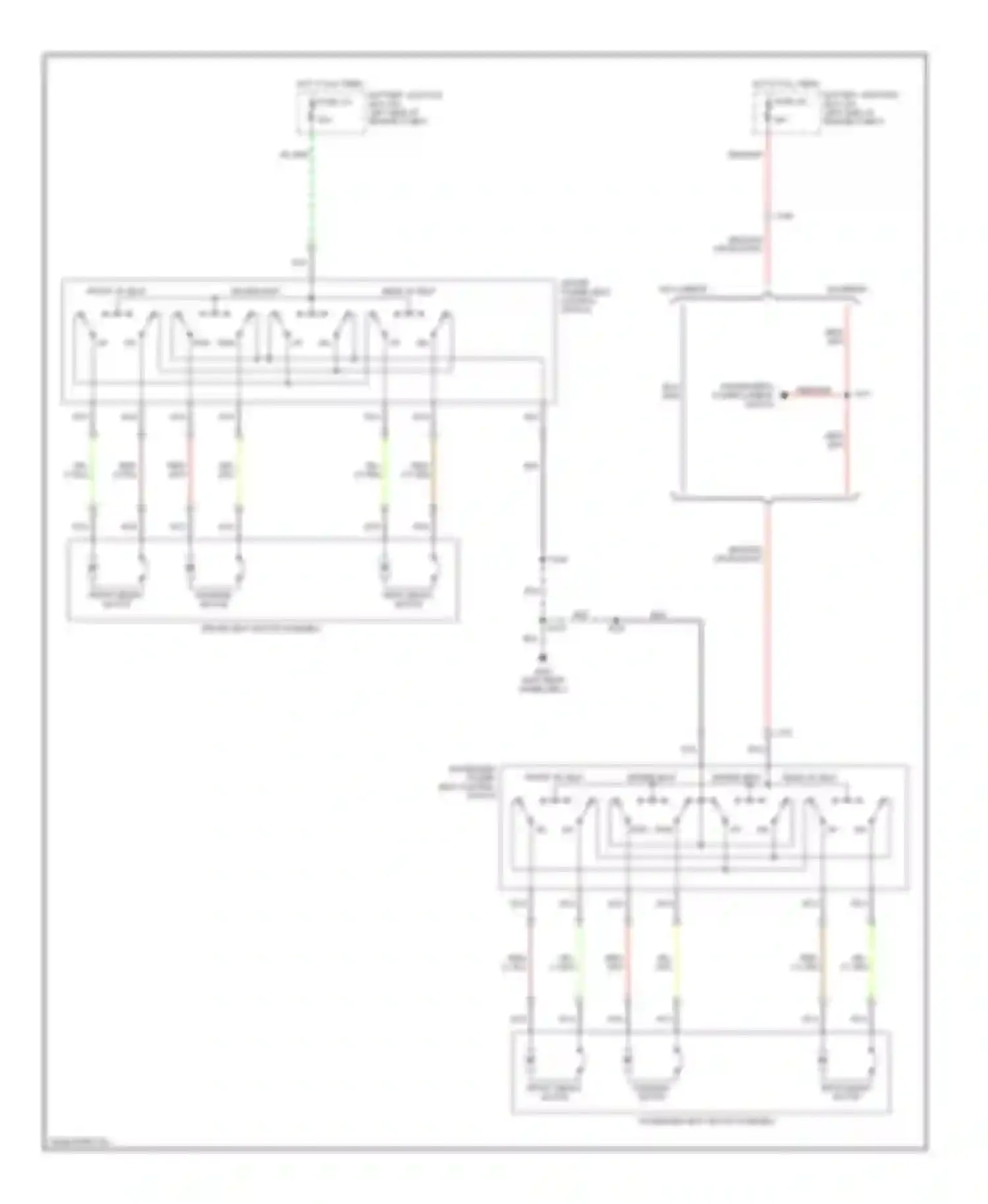 Expedition Ford I (1996-2002): 6-way power seat circuit
