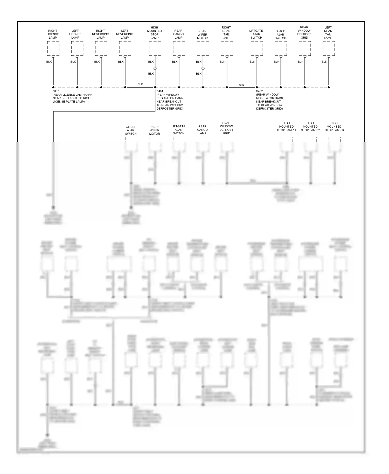 Wiring diagram driver heated seat module for Ford Expedition I (1996-2002) (1 of 2)