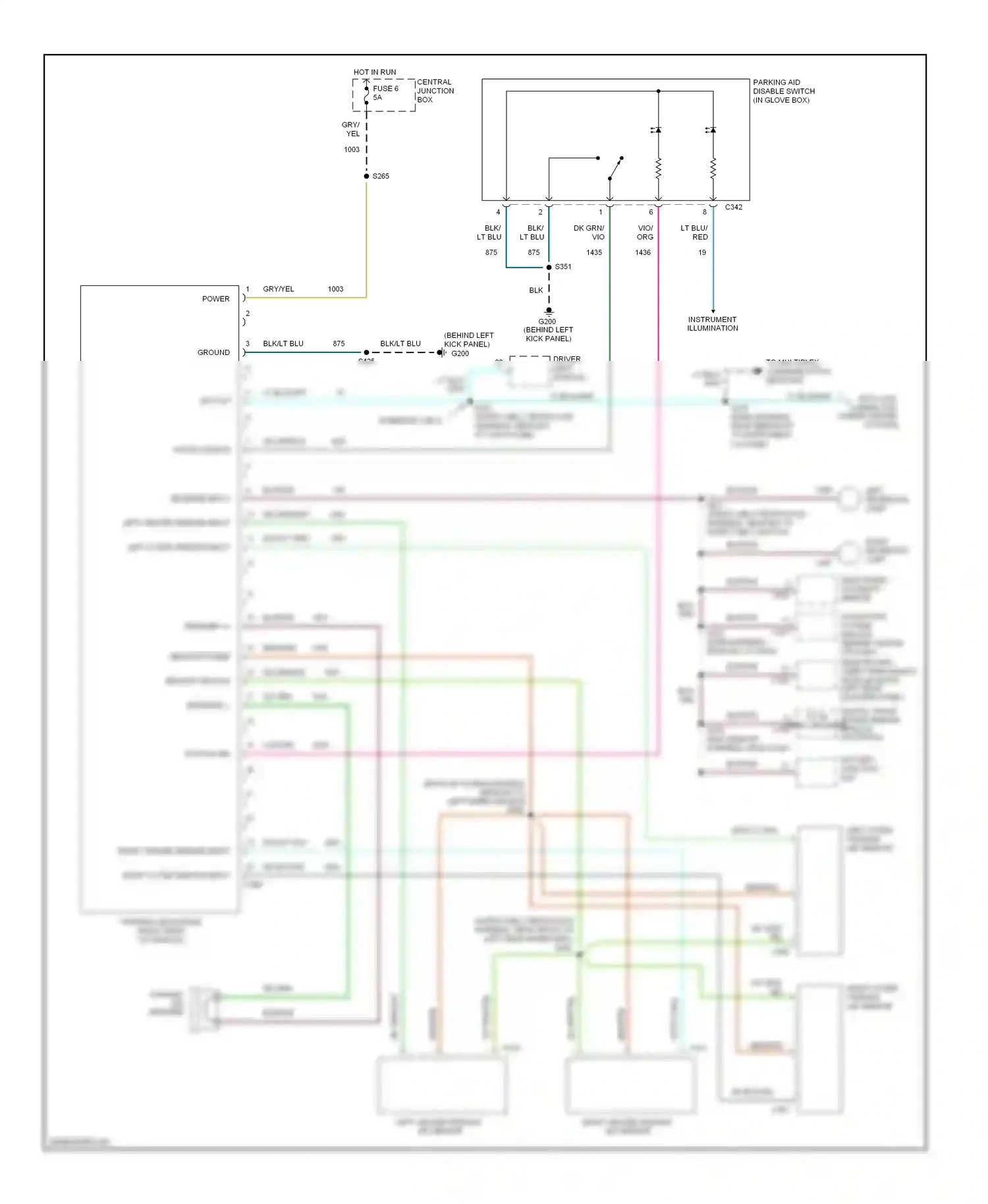 Wiring diagram org/ for Ford Expedition I (1996-2002) (26 of 36)