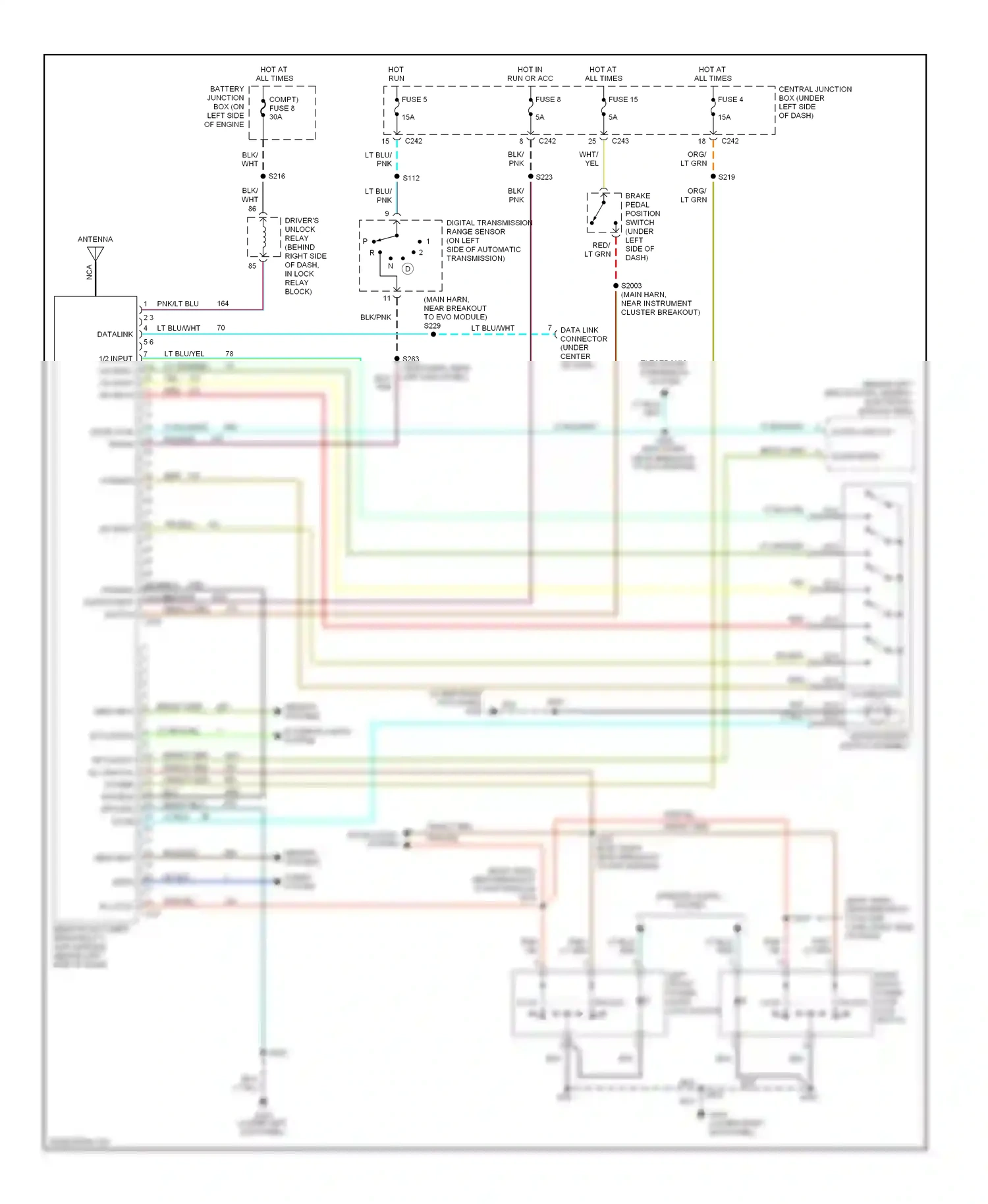 Wiring diagram org/ for Ford Expedition I (1996-2002) (7 of 36)