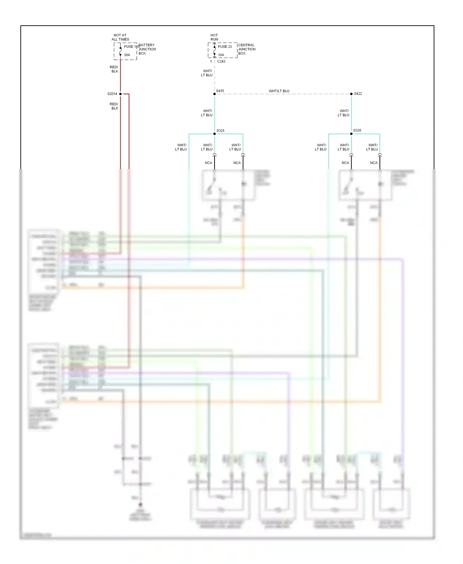 Wiring diagram ppl ppl for Ford Expedition I (1996-2002) (1 of 1)