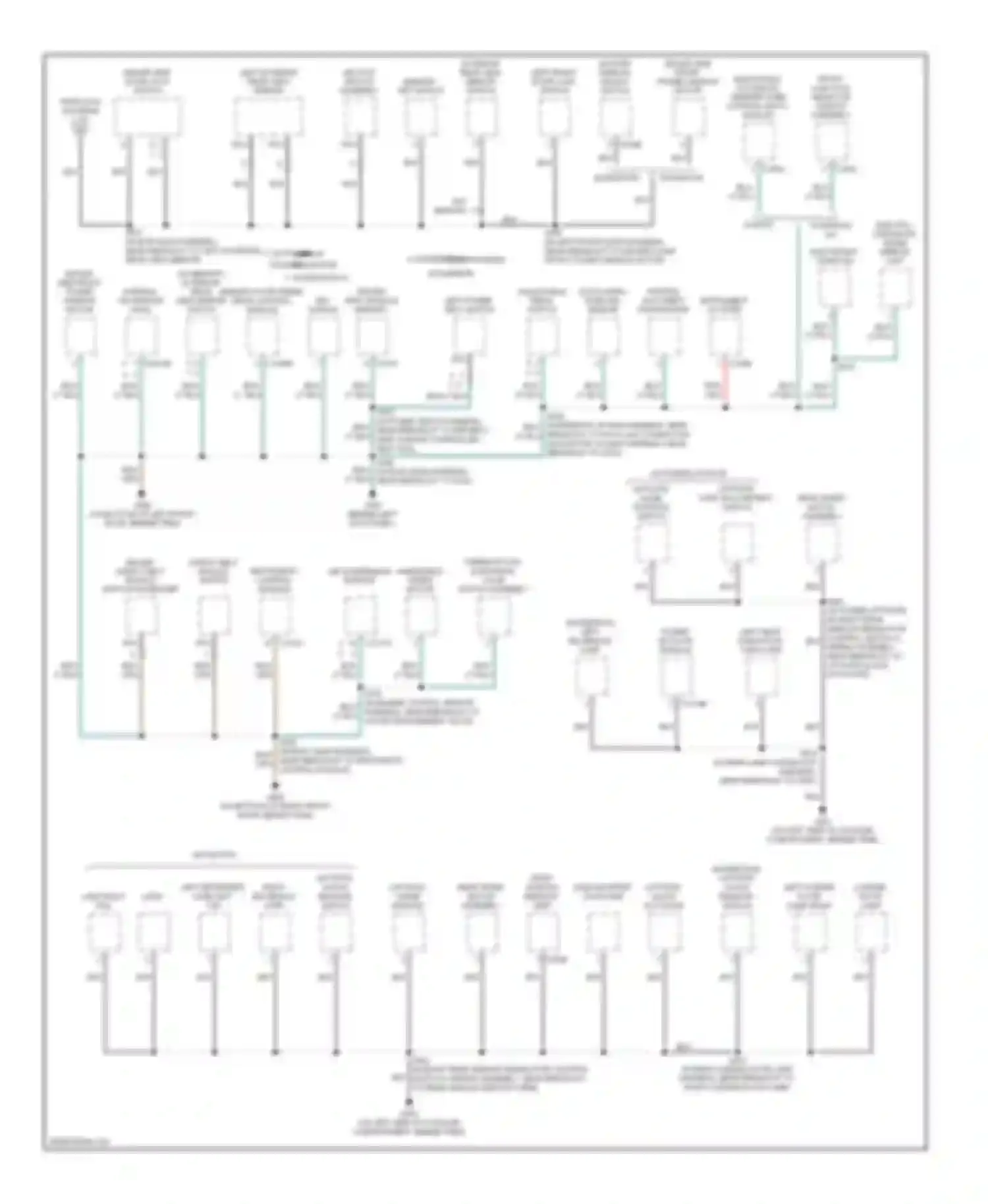 Expedition Ford II (2002-2006): Ground distribution circuit (3 of 4)