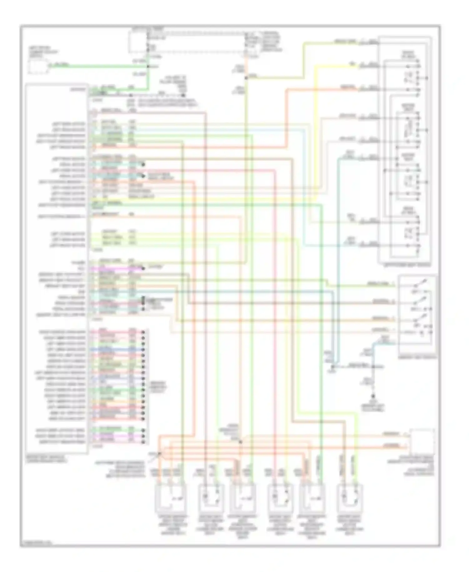 Expedition Ford II (2002-2006): Driver"s memory seat circuit