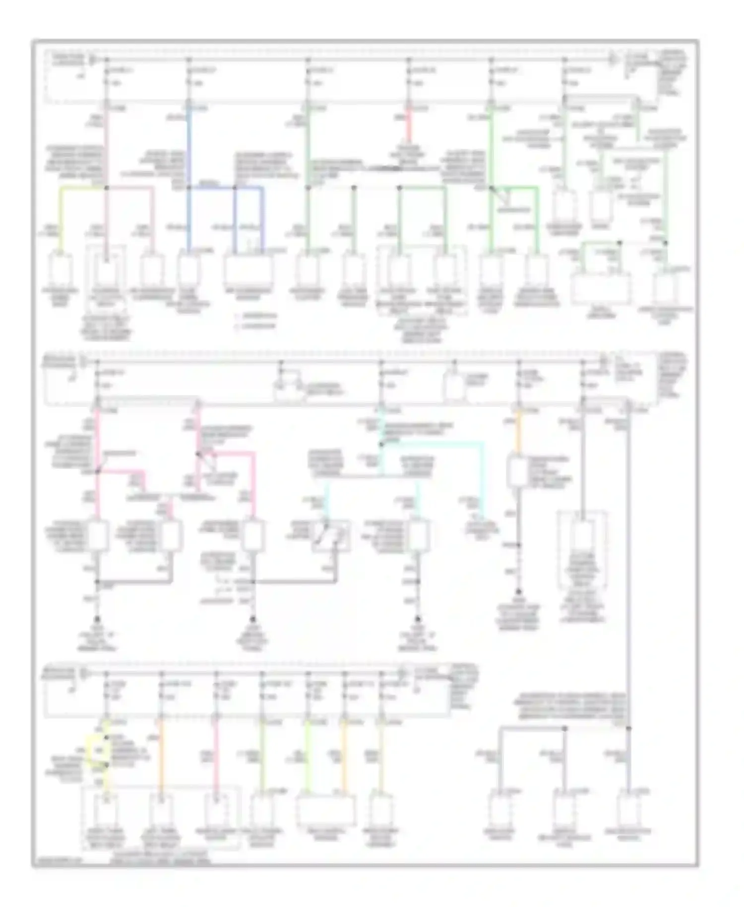 Expedition Ford II (2002-2006): Power distribution circuit (2 of 4)