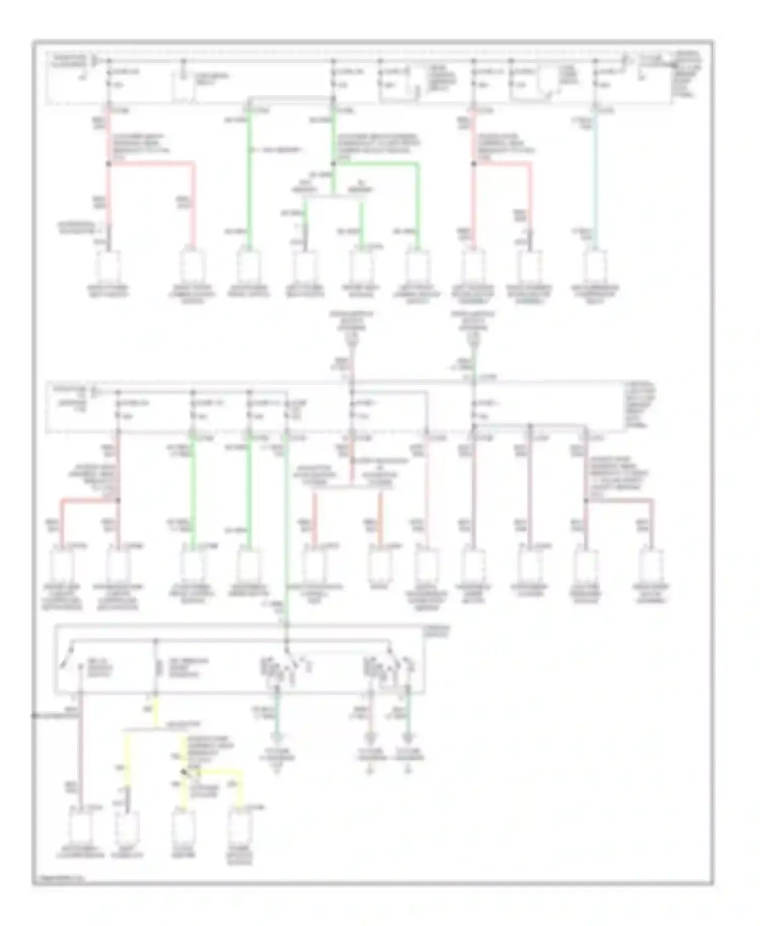 Expedition Ford II (2002-2006): Power distribution circuit (3 of 4)