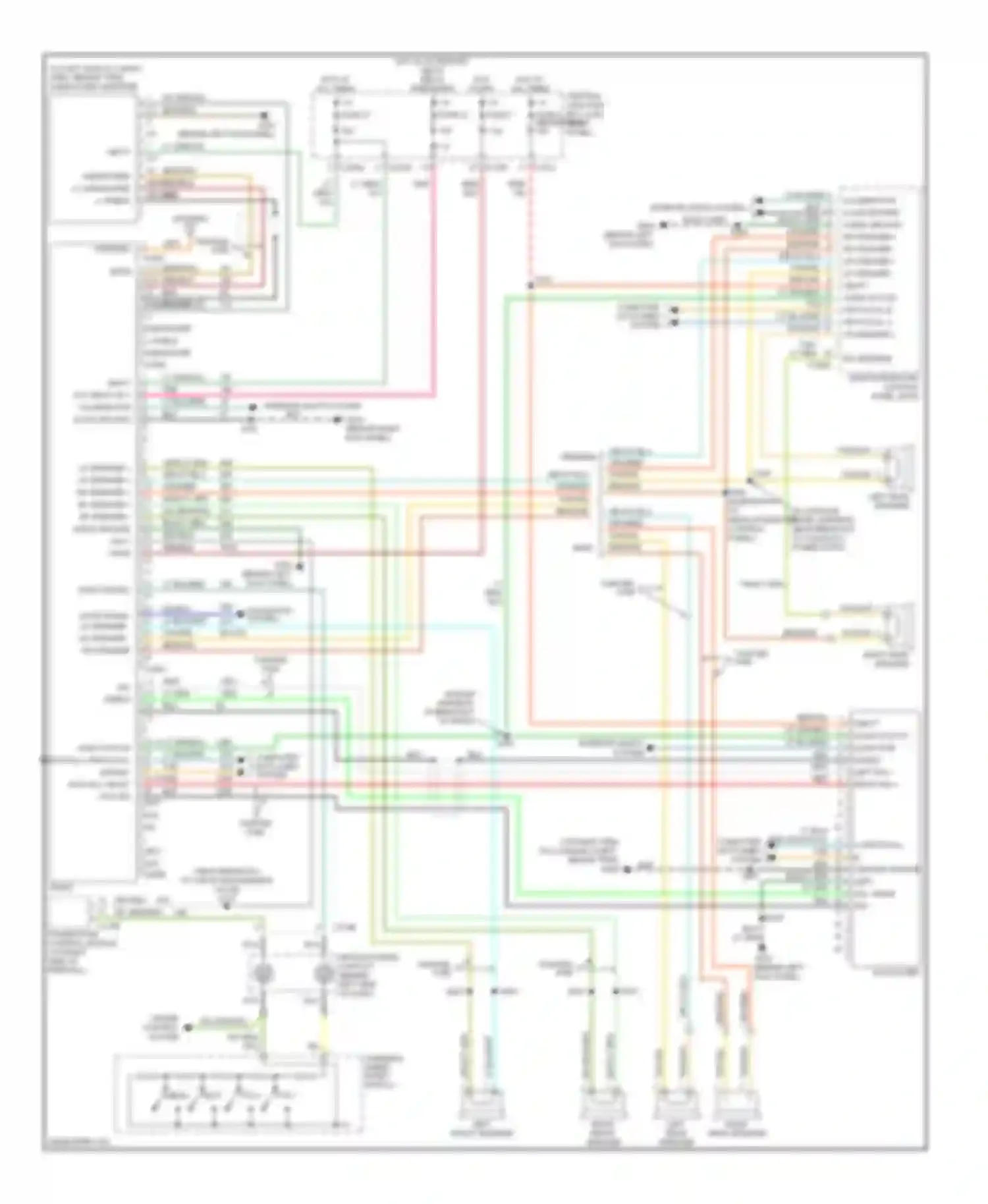 Expedition Ford II (2002-2006): Radio circuit, without navigation