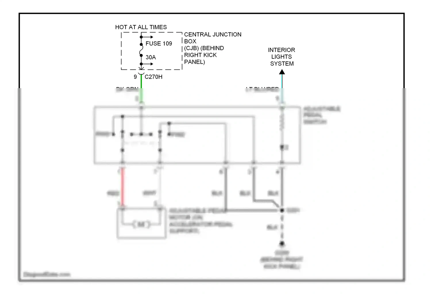 Wiring diagram blk for Ford Expedition II (2002-2006) (31 of 61)