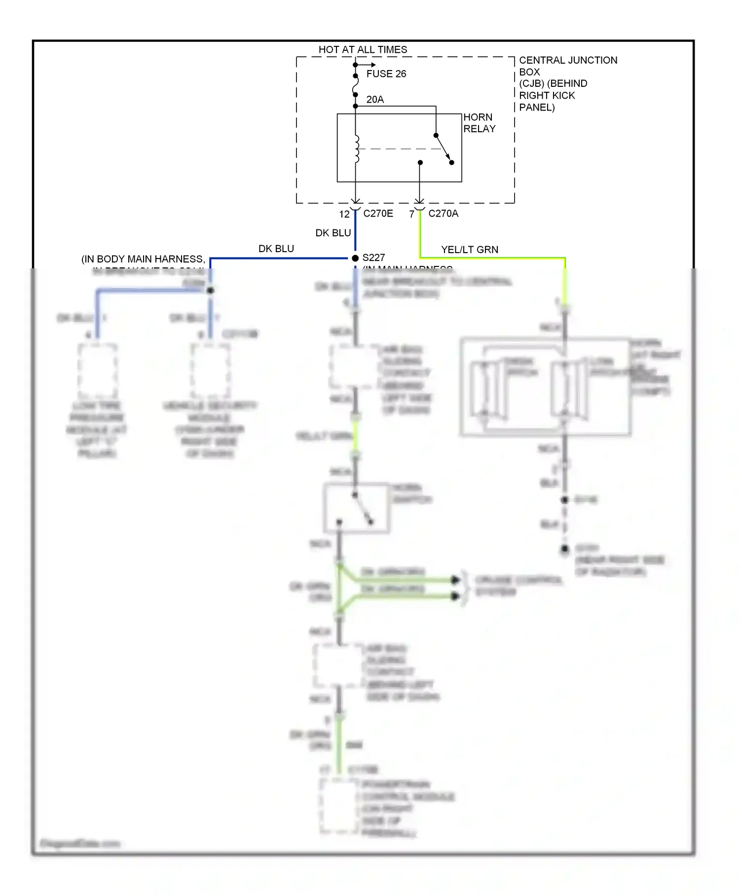 Wiring diagram blk for Ford Expedition II (2002-2006) (28 of 61)