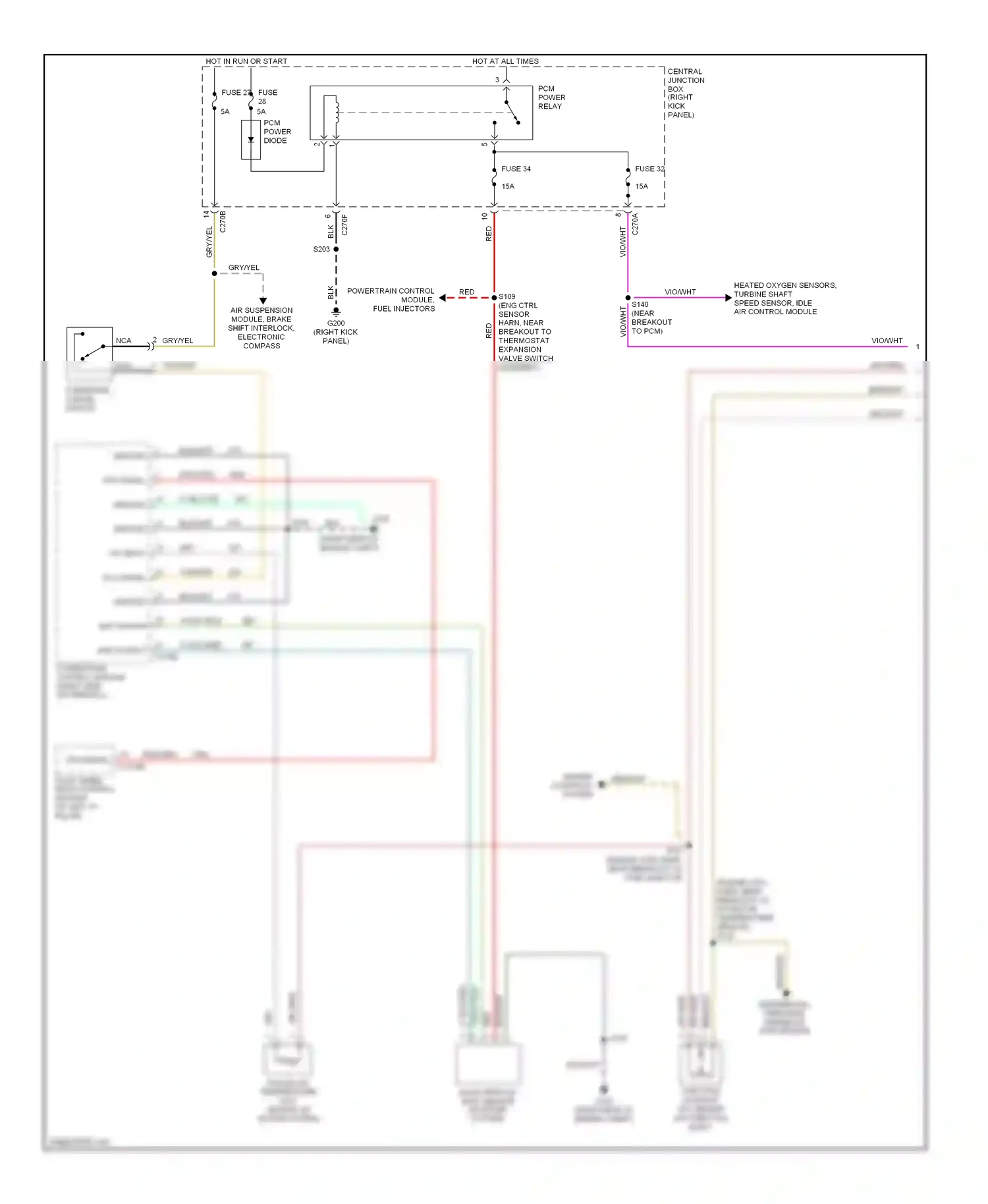 Wiring diagram differential pressure feedback egr sensor for Ford Expedition II (2002-2006) (1 of 1)
