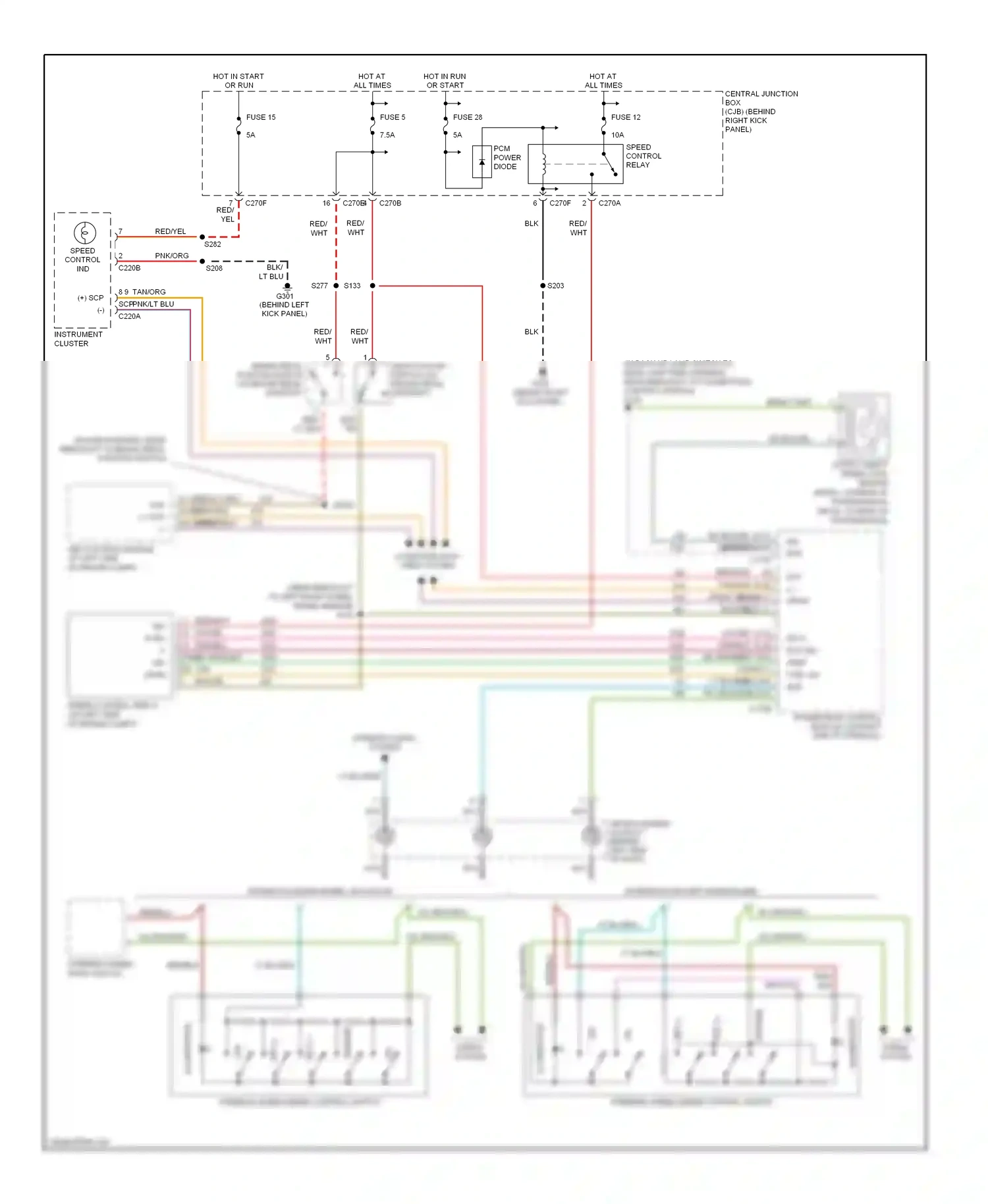 Wiring diagram dk grn/org for Ford Expedition II (2002-2006) (3 of 15)