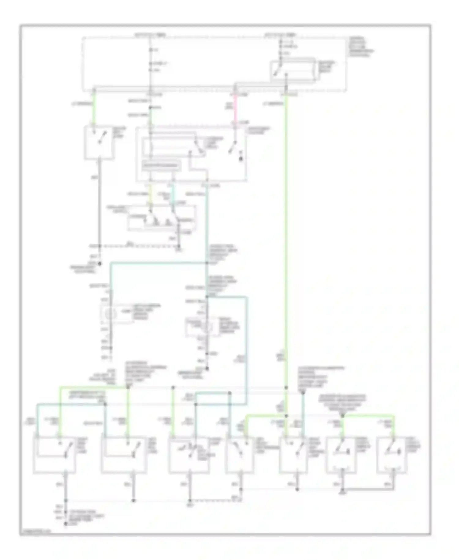 Wiring diagram ignition switch for Ford Expedition II (2002-2006)