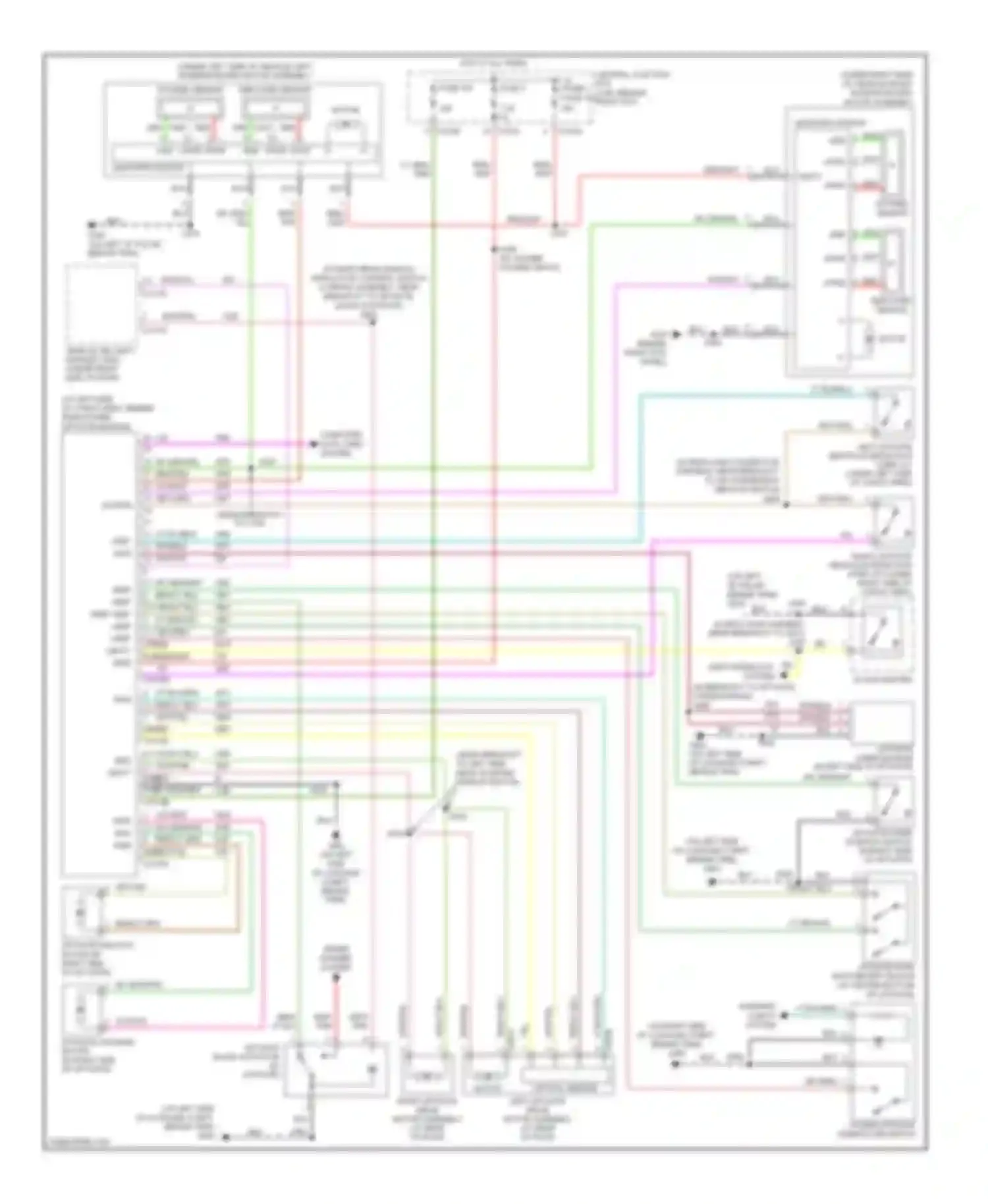 Wiring diagram deployed sensor for Ford Expedition II (2002-2006)