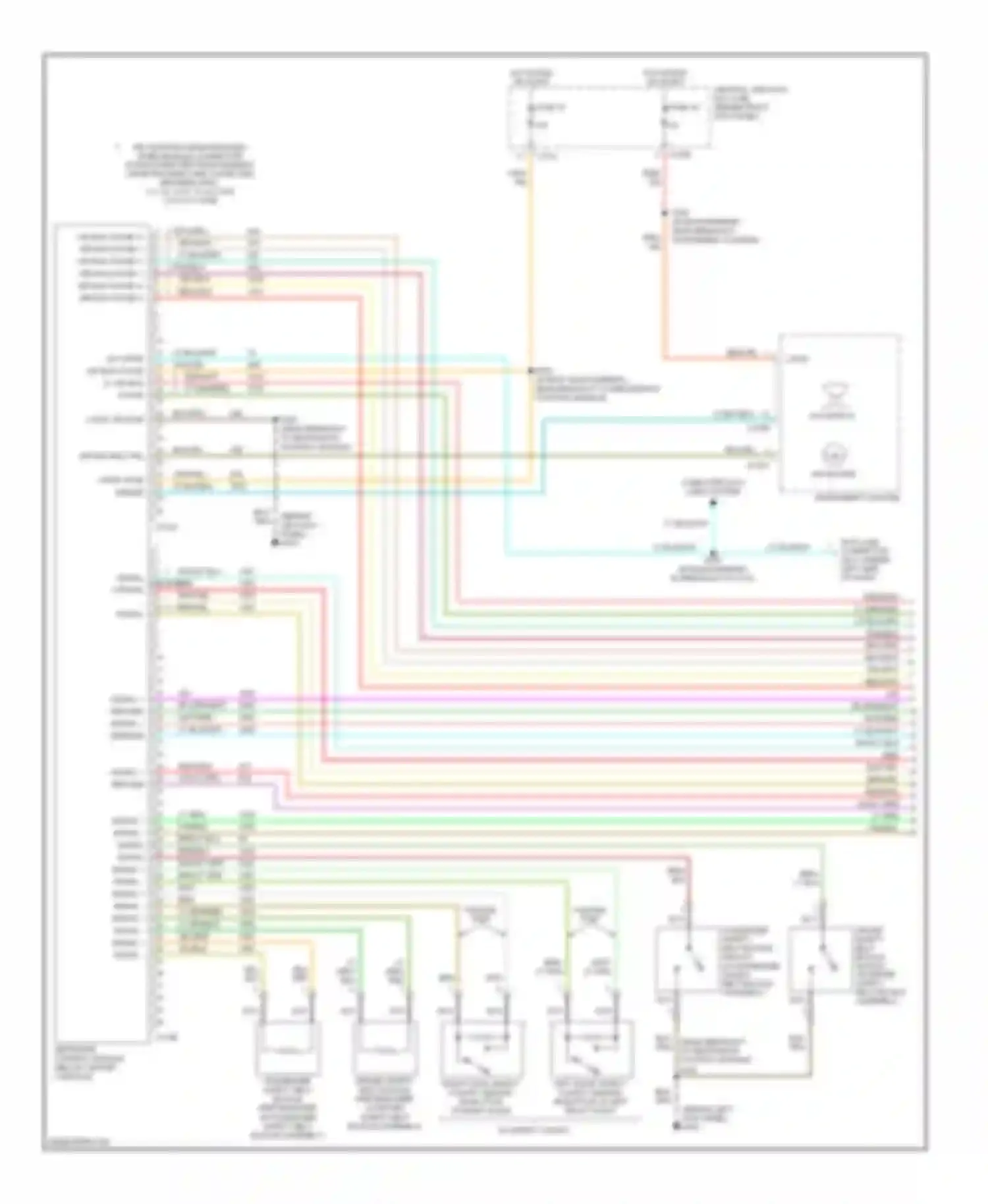 Wiring diagram blk/org for Ford Expedition II (2002-2006)