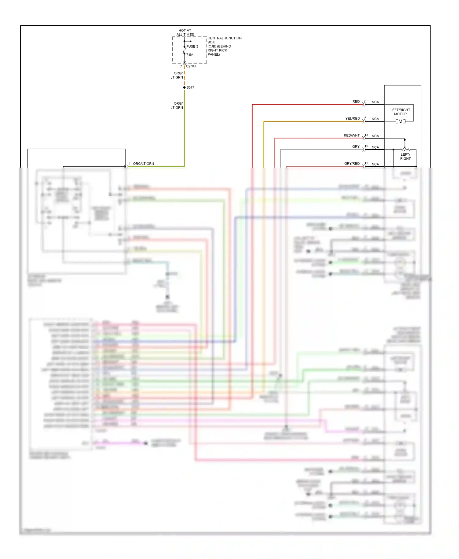 Wiring diagram lt blu for Ford Expedition II (2002-2006) (26 of 49)