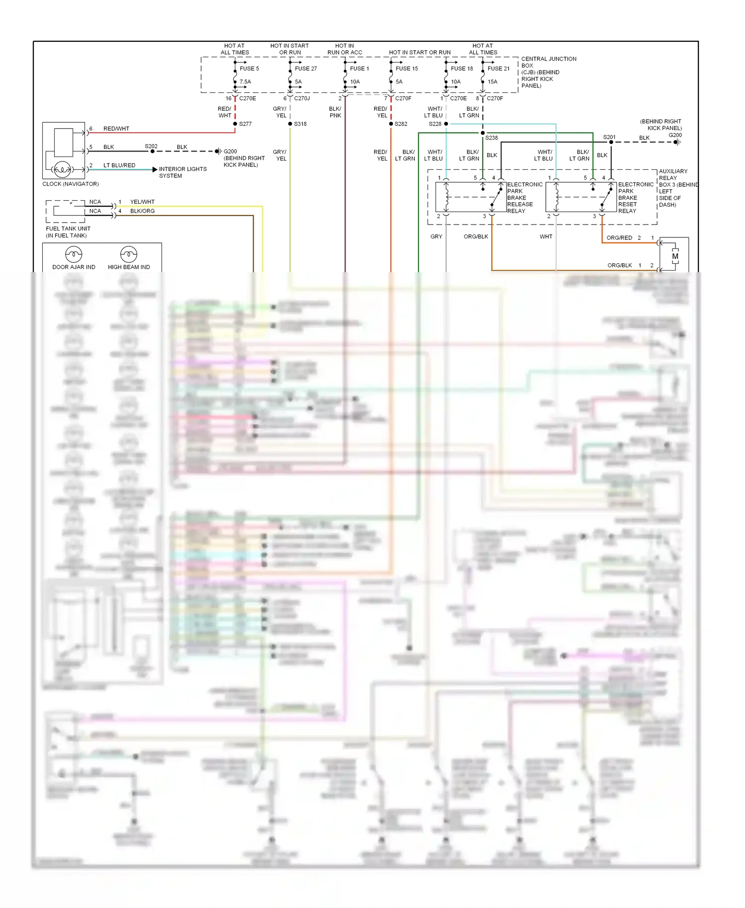 Wiring diagram navigation system for Ford Expedition II (2002-2006) (1 of 1)