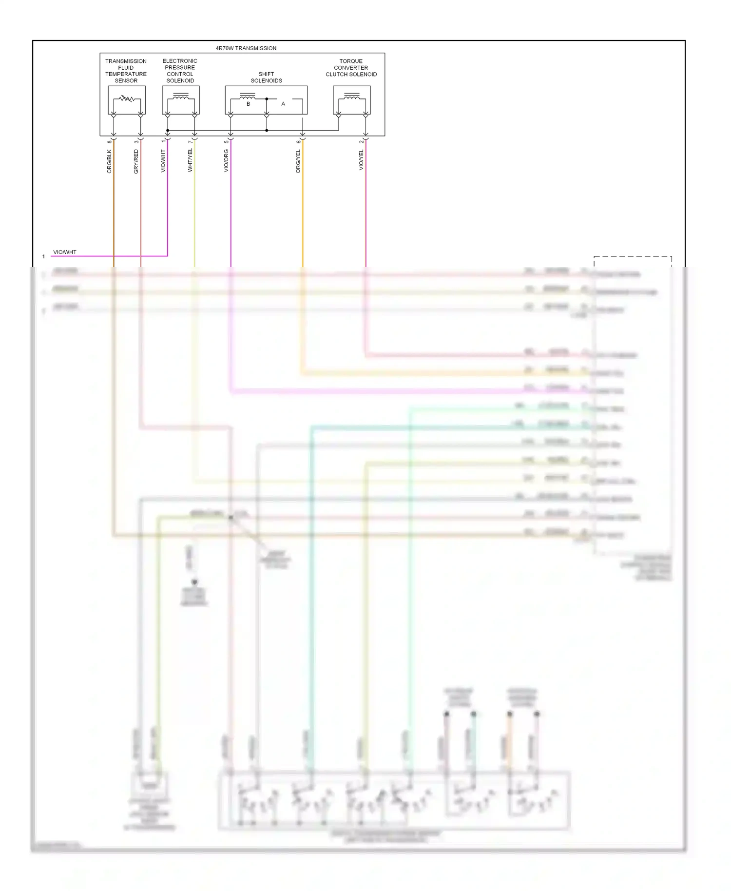 Wiring diagram oss sensor for Ford Expedition II (2002-2006) (1 of 3)