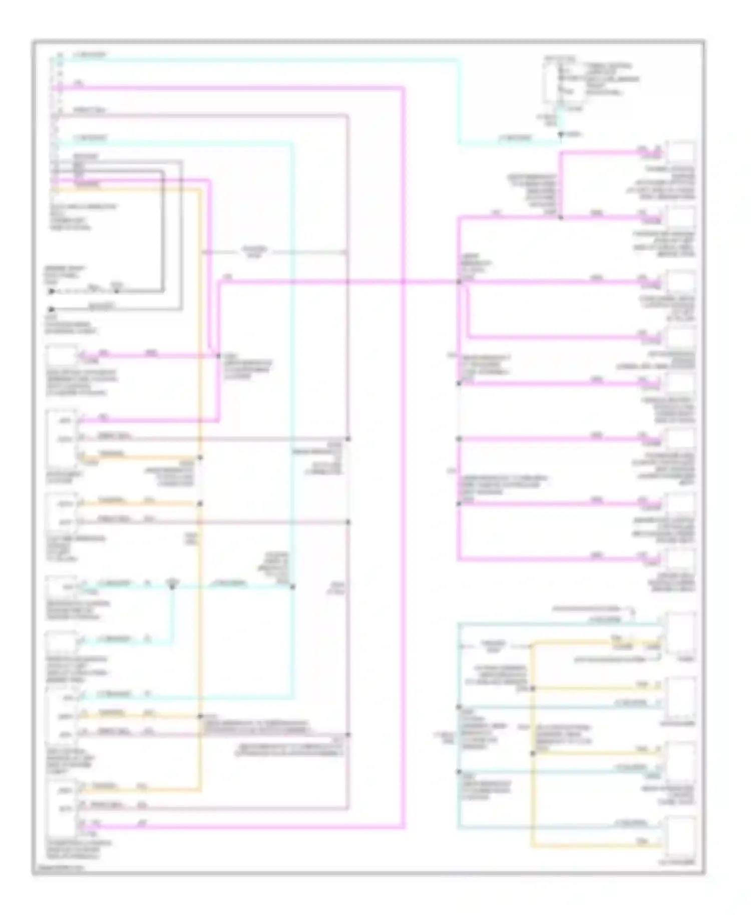 Wiring diagram w/o navigation system for Ford Expedition II (2002-2006)