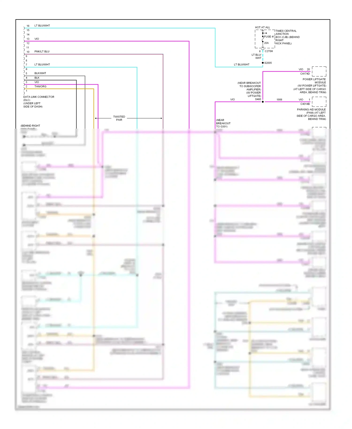 Wiring diagram vio for Ford Expedition II (2002-2006) (4 of 39)