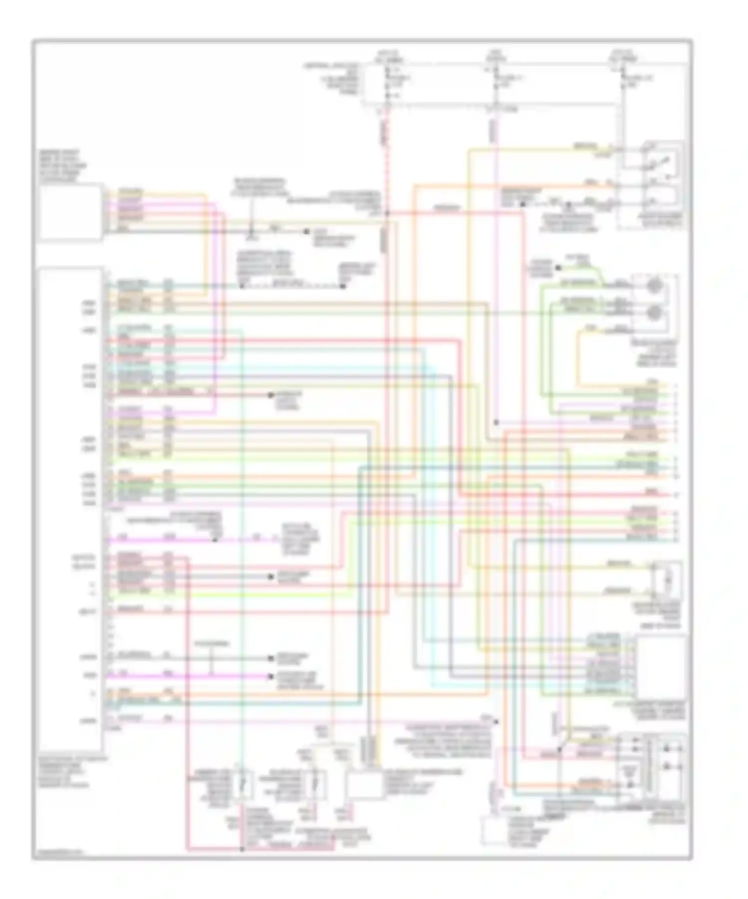 Wiring diagram defogger system for Ford Expedition II (2002-2006)
