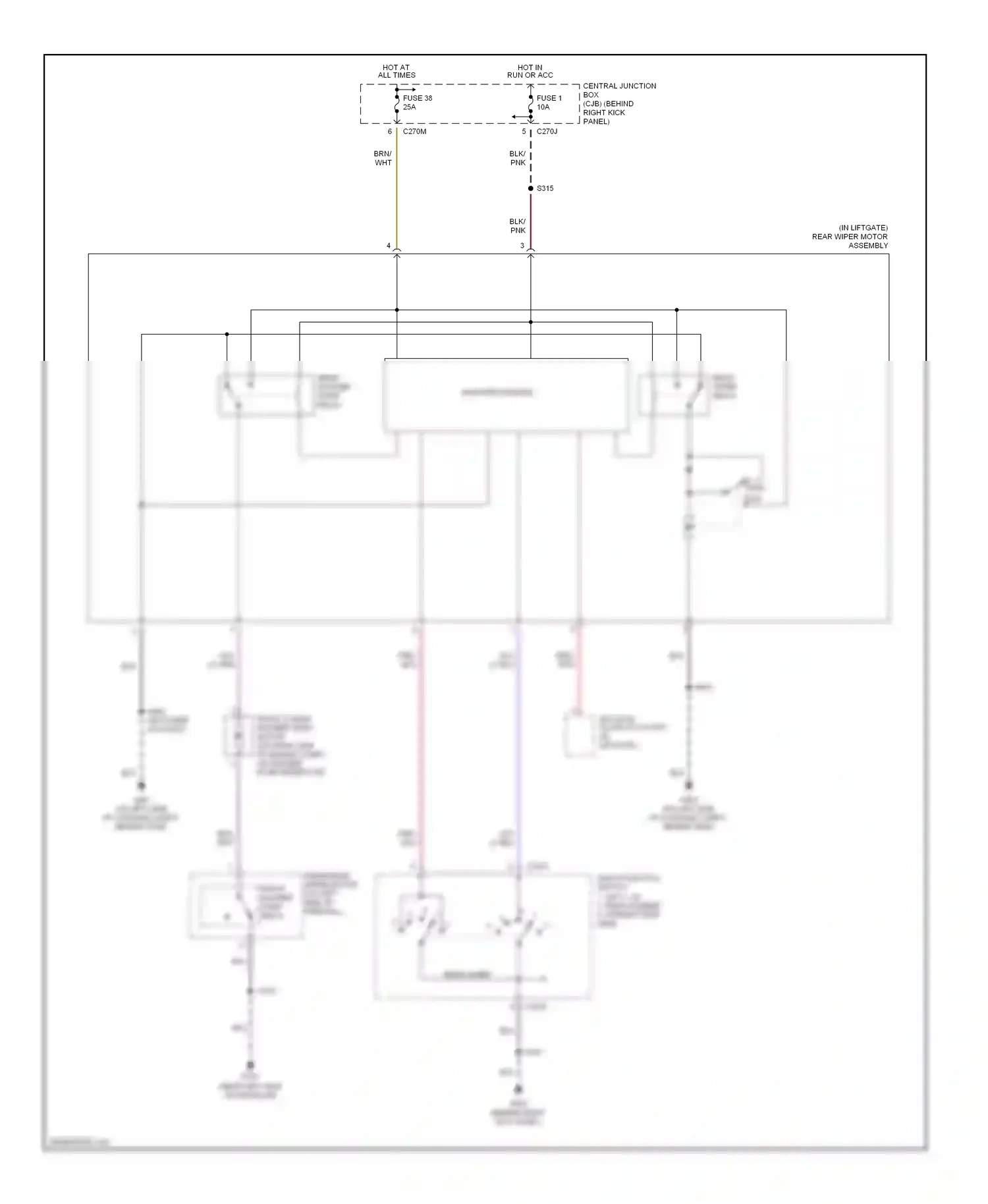 Wiring diagram wht for Ford Expedition II (2002-2006) (43 of 48)