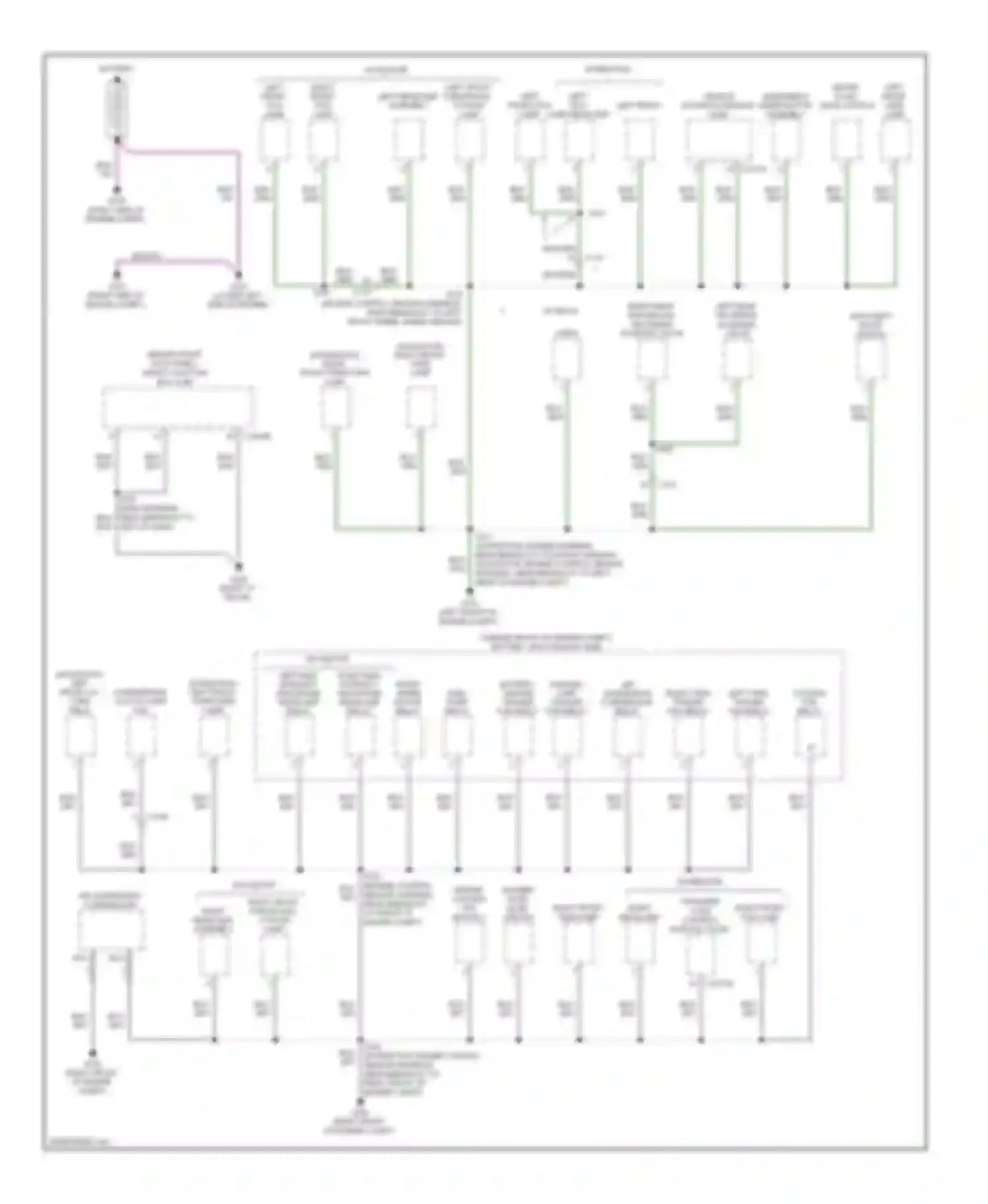 Expedition Ford III (2006-2014): Ground distribution circuit (1 of 5)