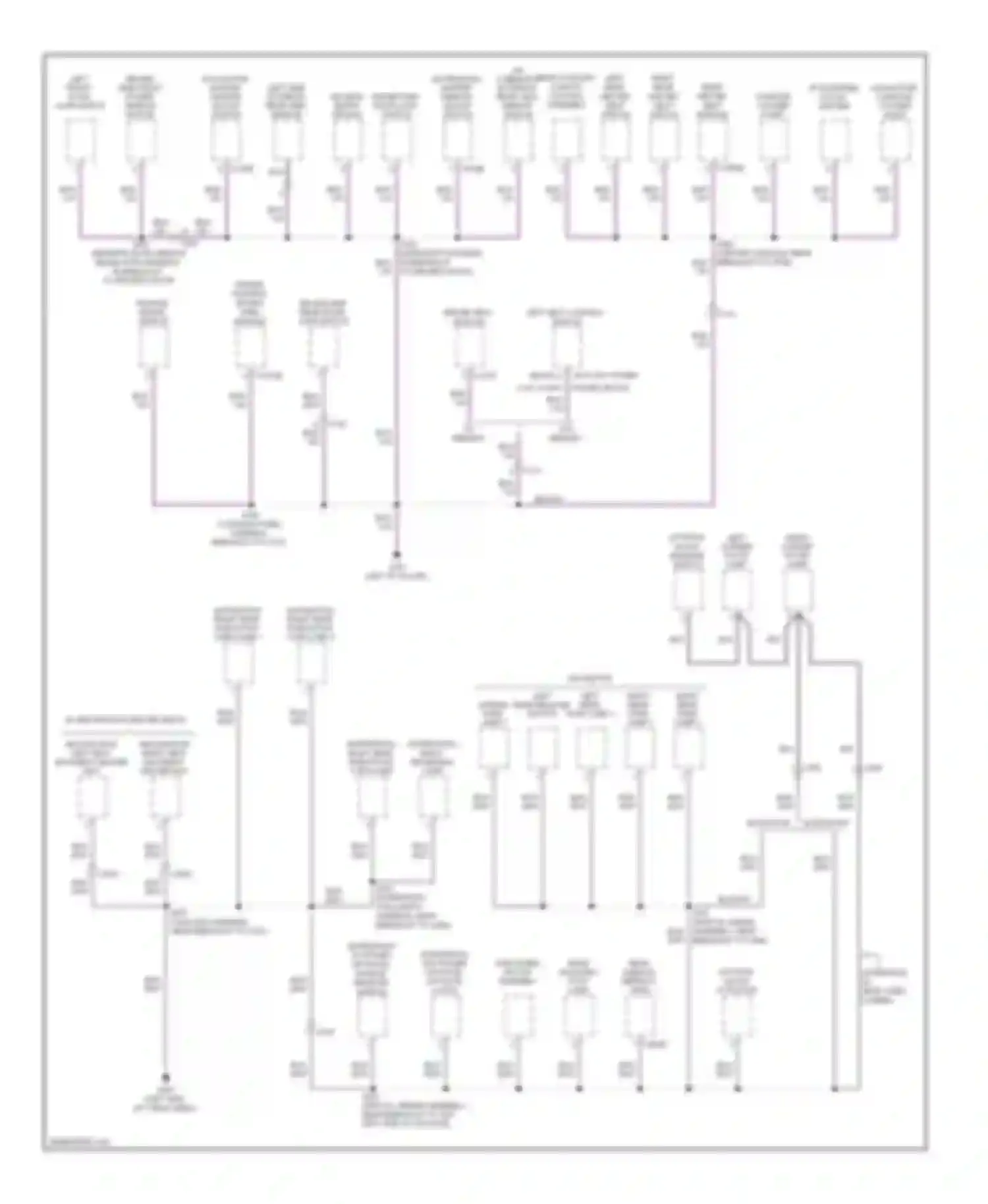 Expedition Ford III (2006-2014): Ground distribution circuit (4 of 5)