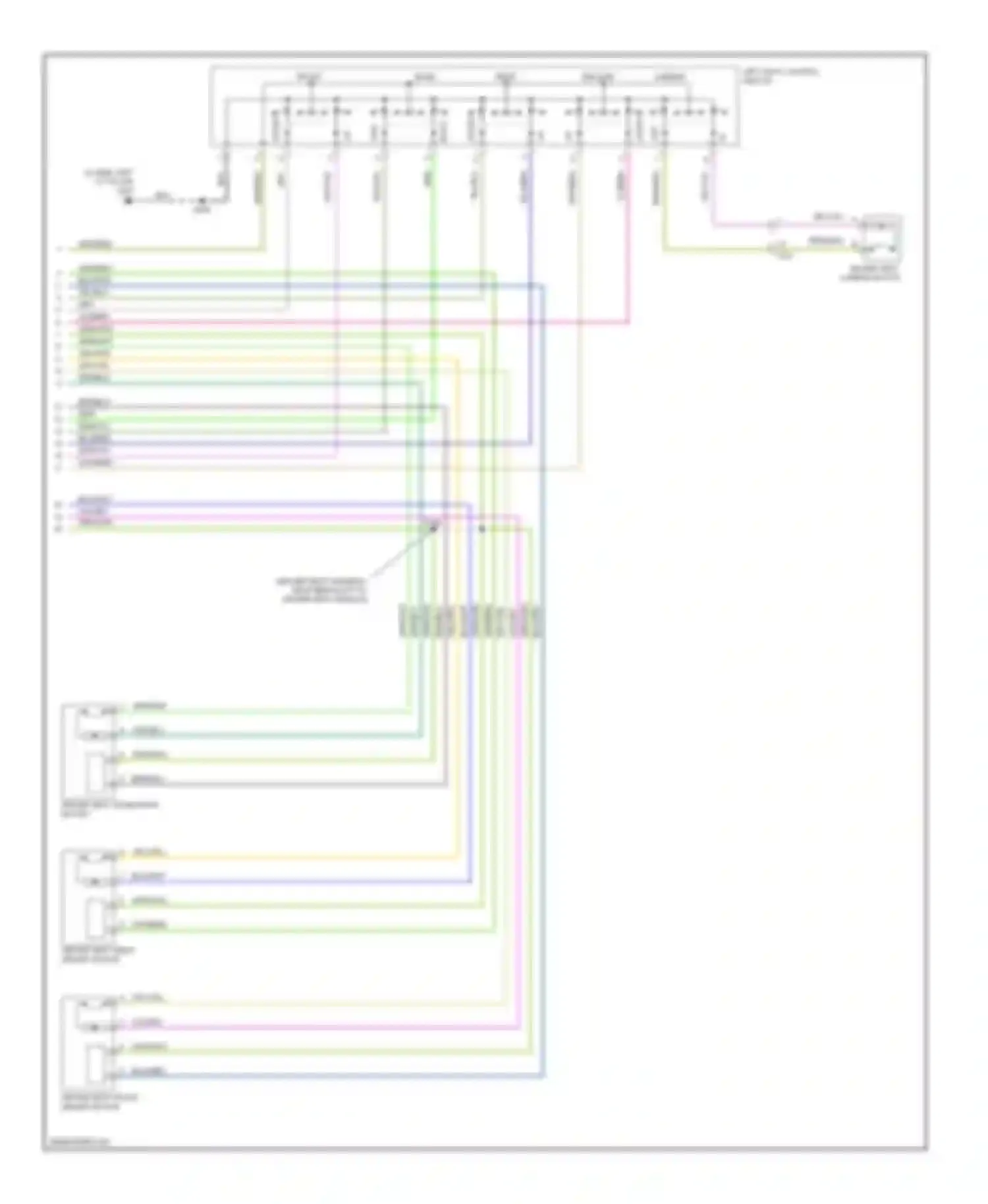 Expedition Ford III (2006-2014): Driver"s memory seat circuit (2 of 2)