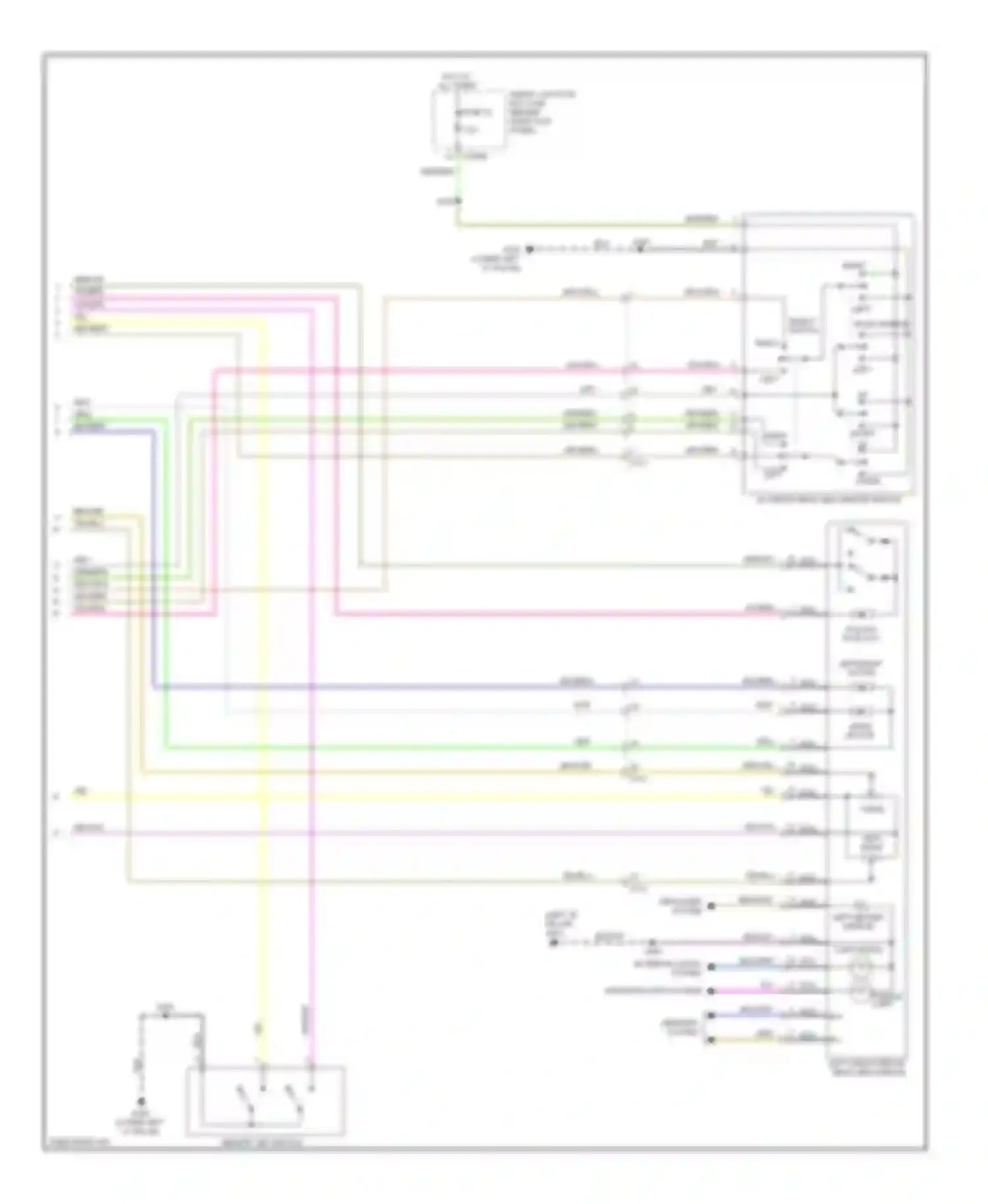 Expedition Ford III (2006-2014): Memory mirrors circuit (2 of 2)