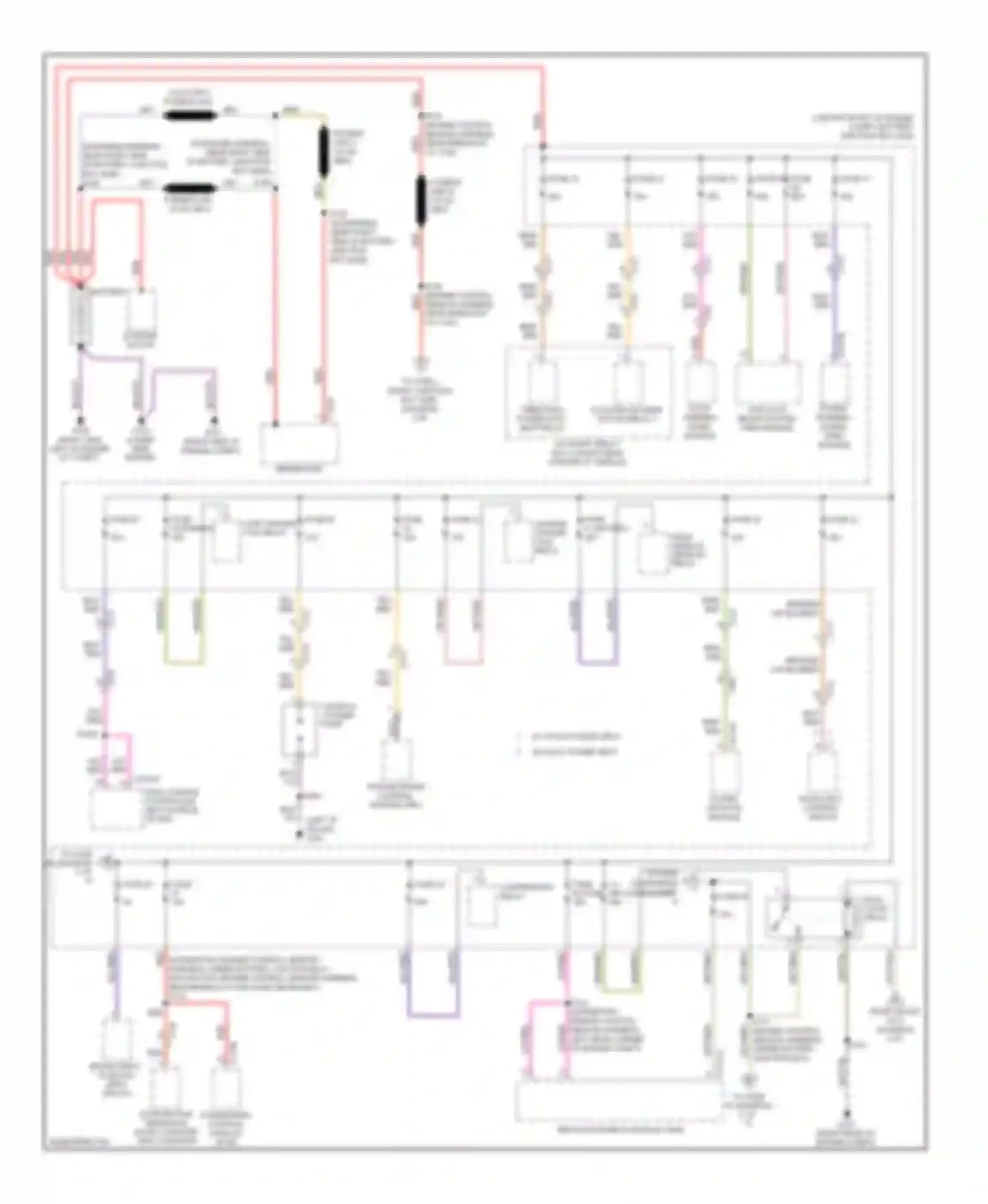 Expedition Ford III (2006-2014): Power distribution circuit (1 of 5)