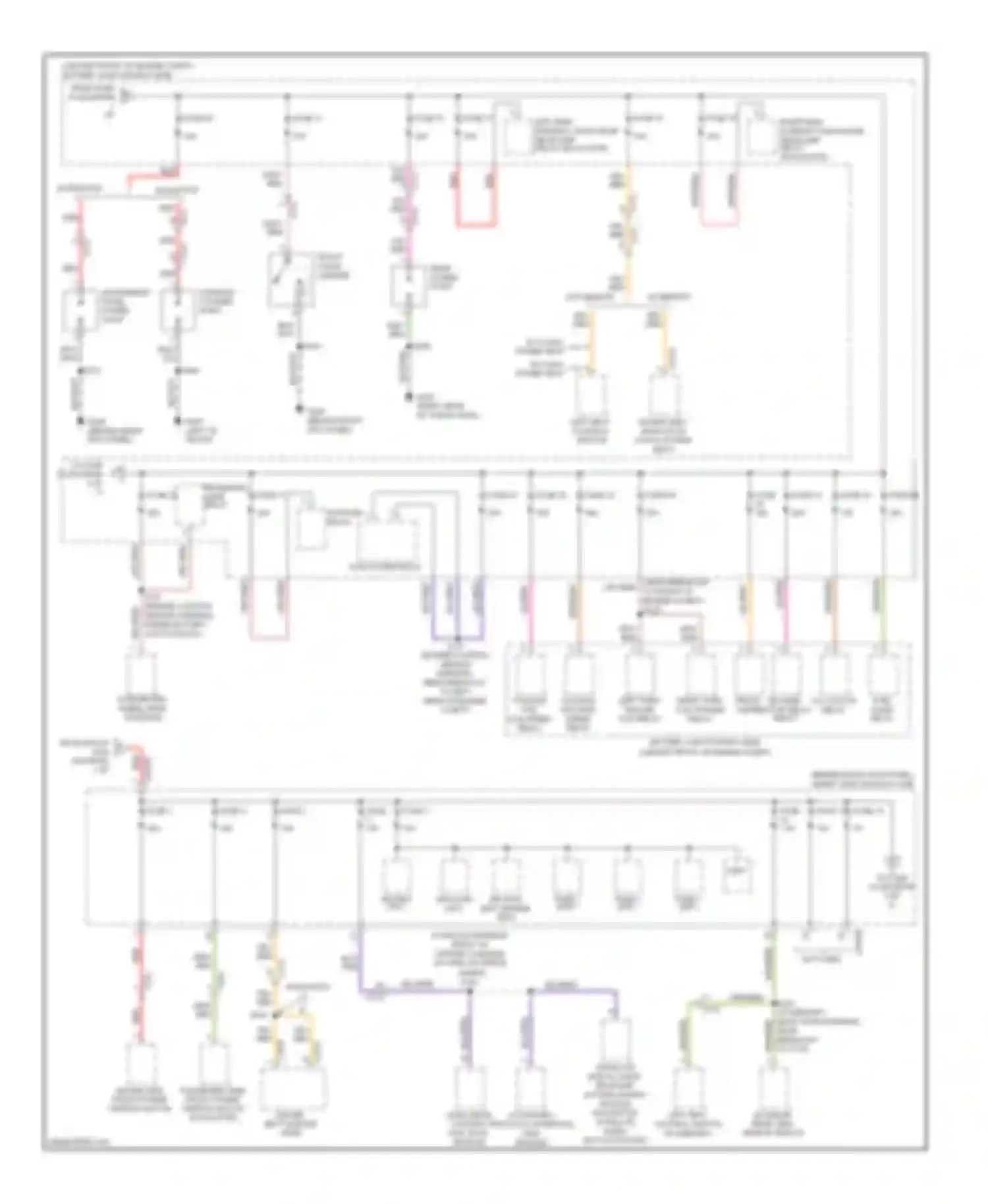 Expedition Ford III (2006-2014): Power distribution circuit (2 of 5)
