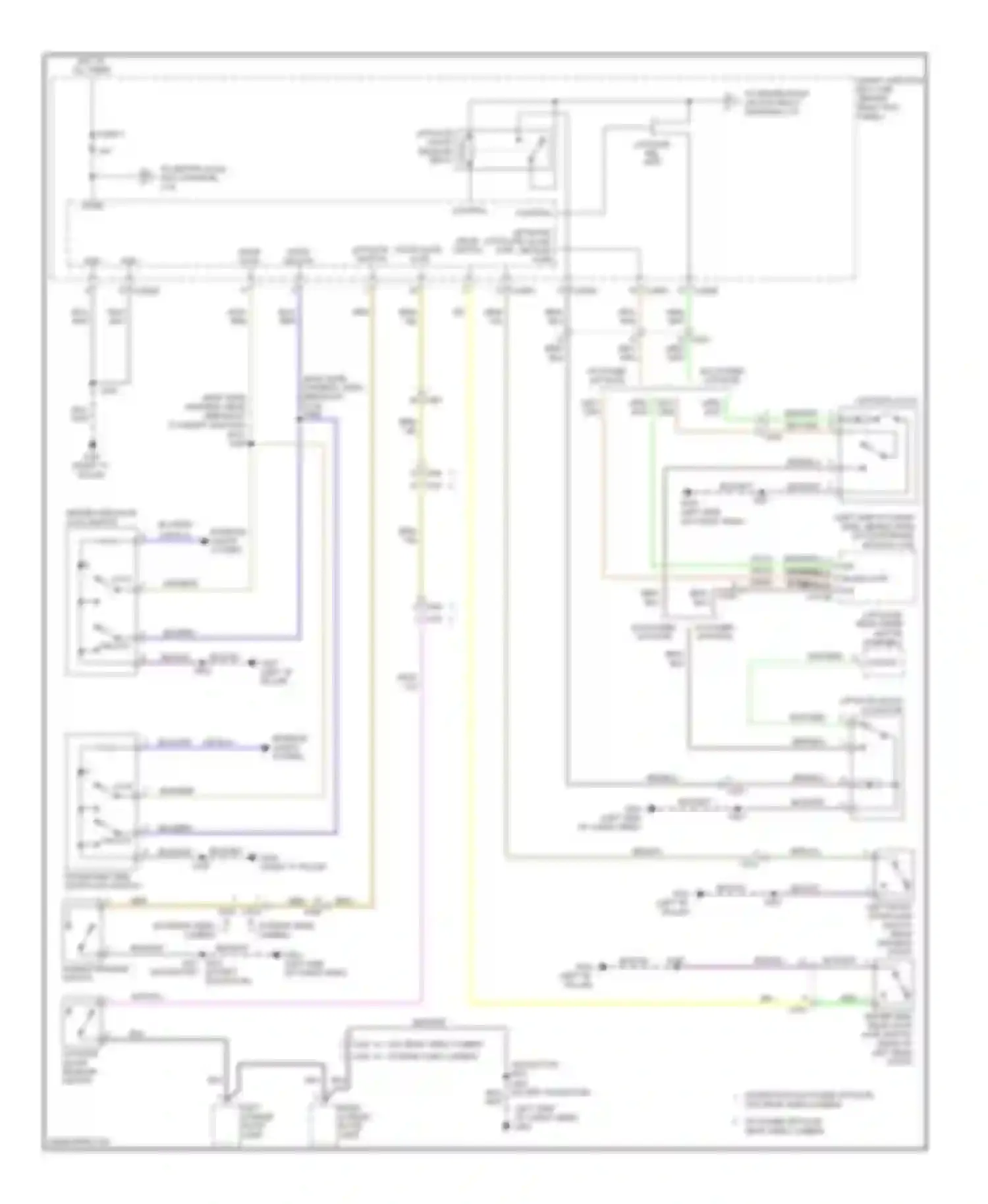 Expedition Ford III (2006-2014): Power door locks circuit (1 of 2)