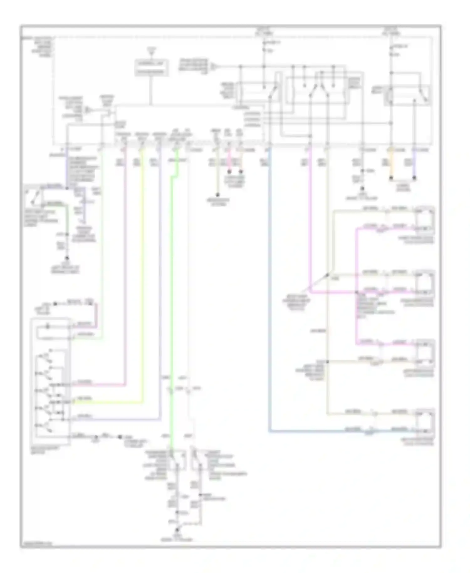 Expedition Ford III (2006-2014): Power door locks circuit (2 of 2)