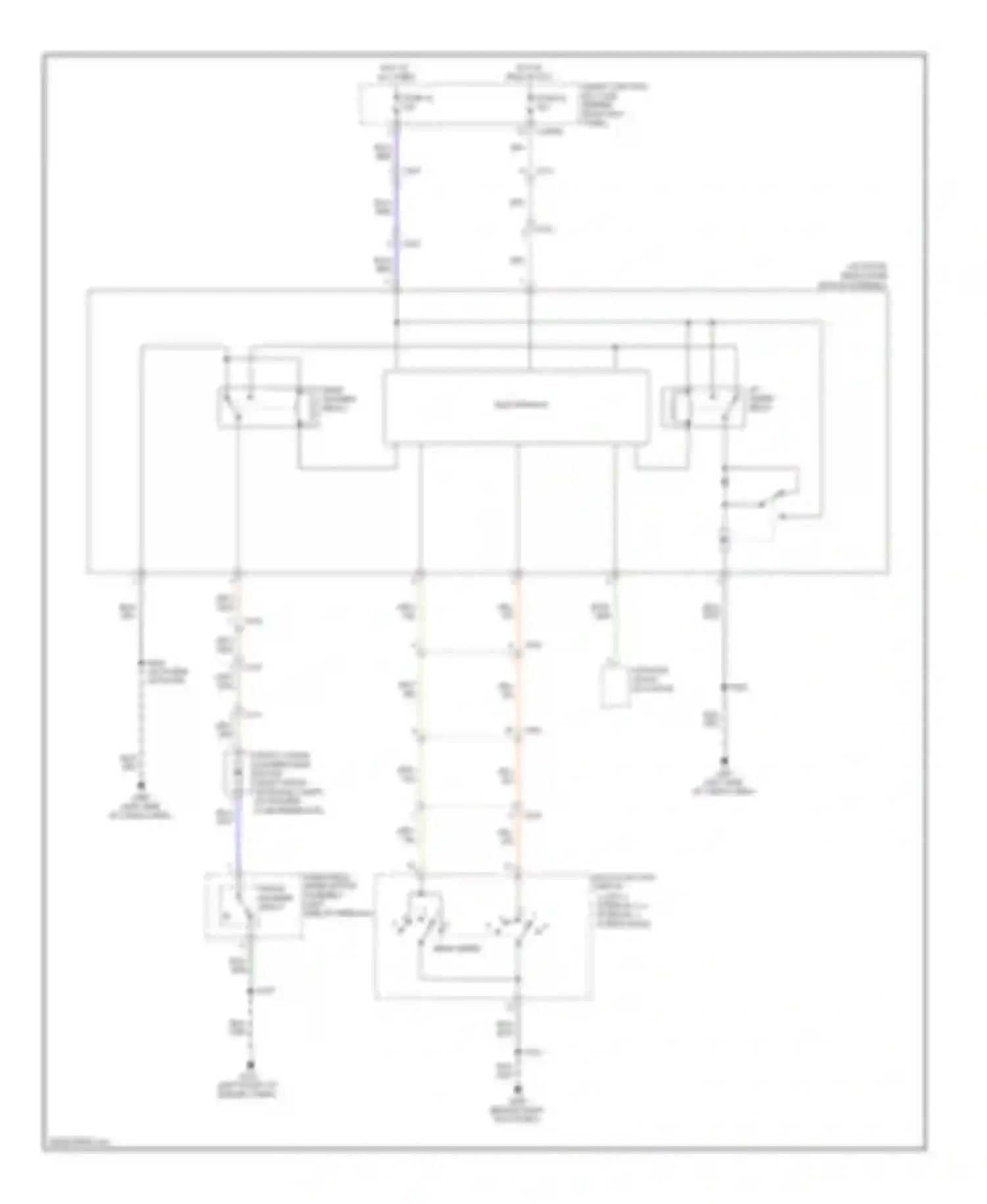 Expedition Ford III (2006-2014): Rear wiper/washer circuit