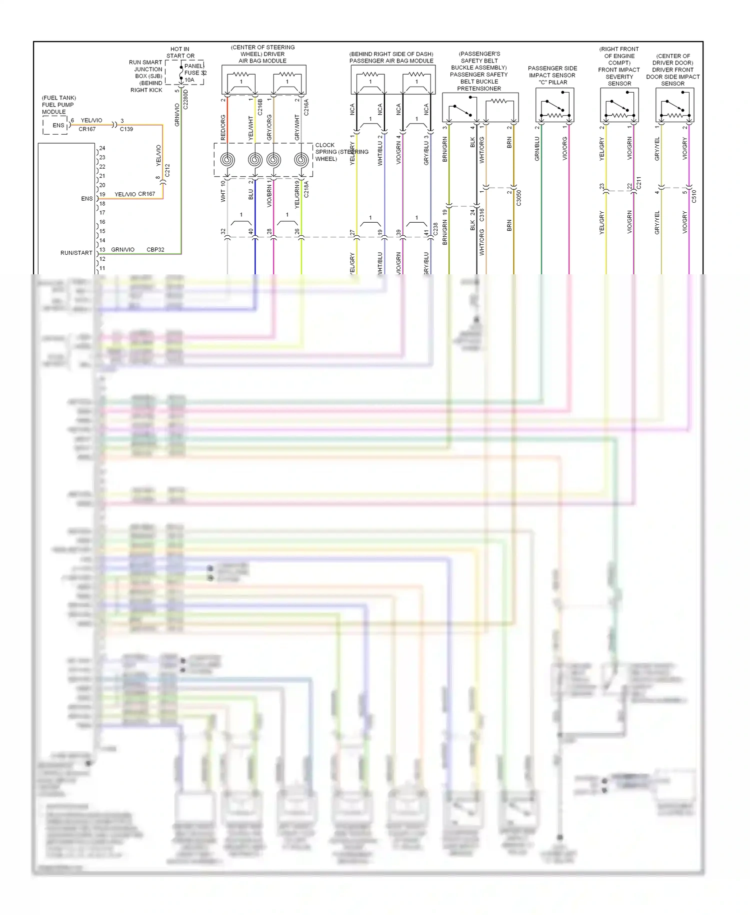 Wiring diagram 7 8 computer data lines system hs can+ hs can- for Ford Expedition III (2006-2014) (1 of 1)