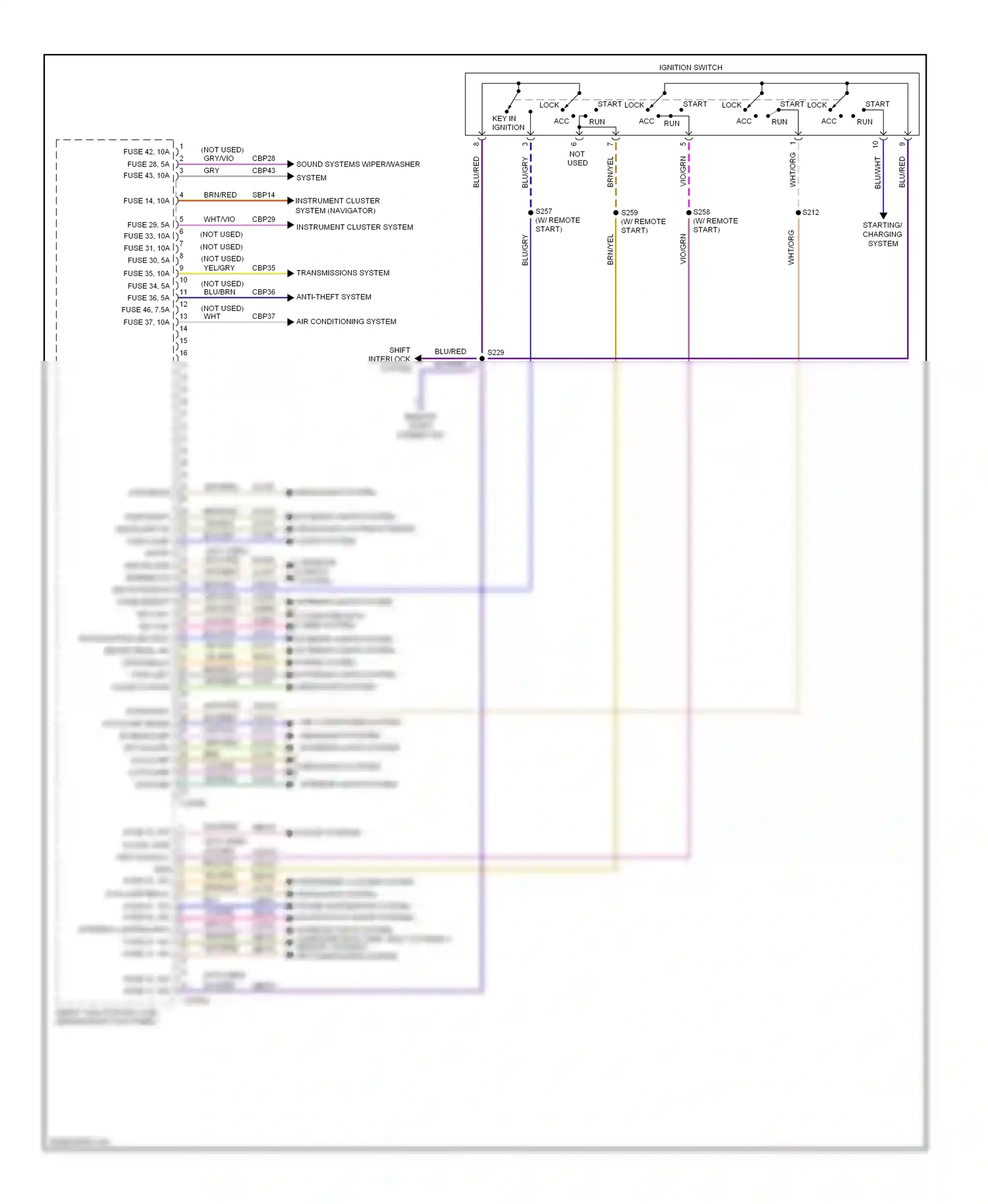 Wiring diagram air conditioning system for Ford Expedition III (2006-2014) (1 of 3)