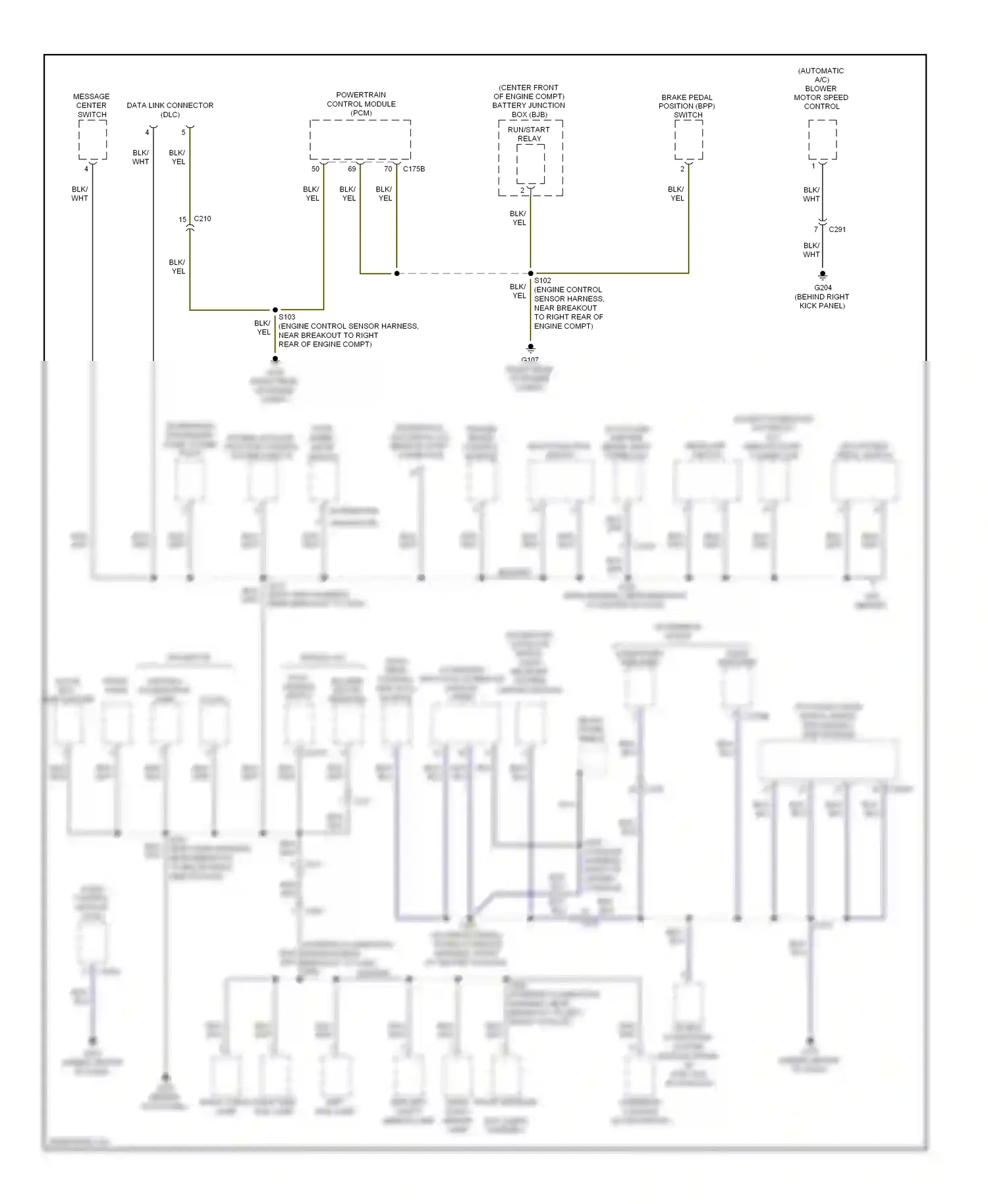 Wiring diagram audio amplifier for Ford Expedition III (2006-2014) (1 of 1)