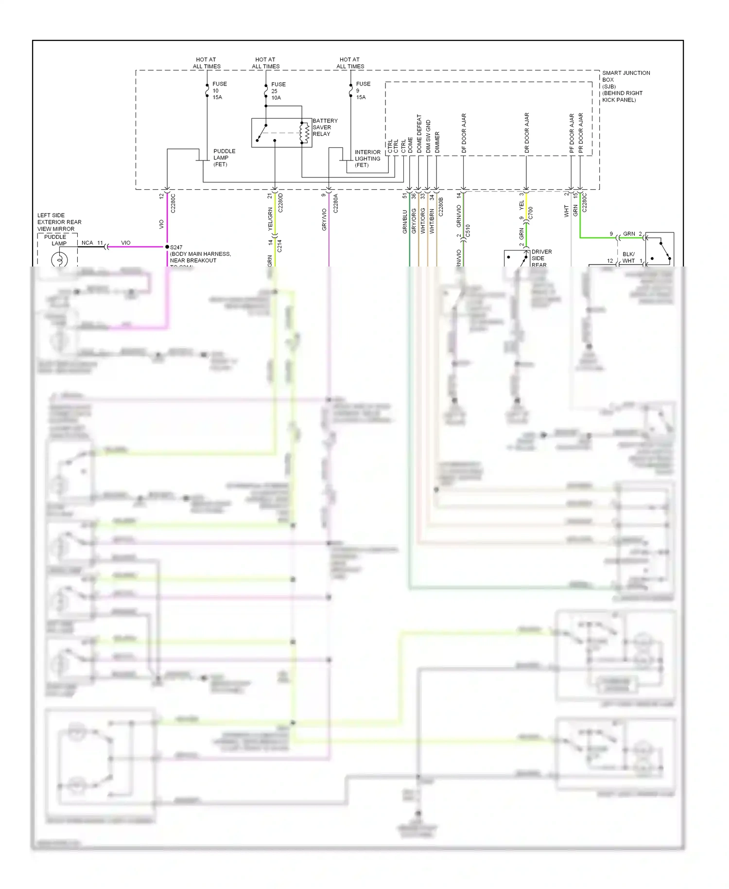 Wiring diagram blk for Ford Expedition III (2006-2014) (22 of 67)