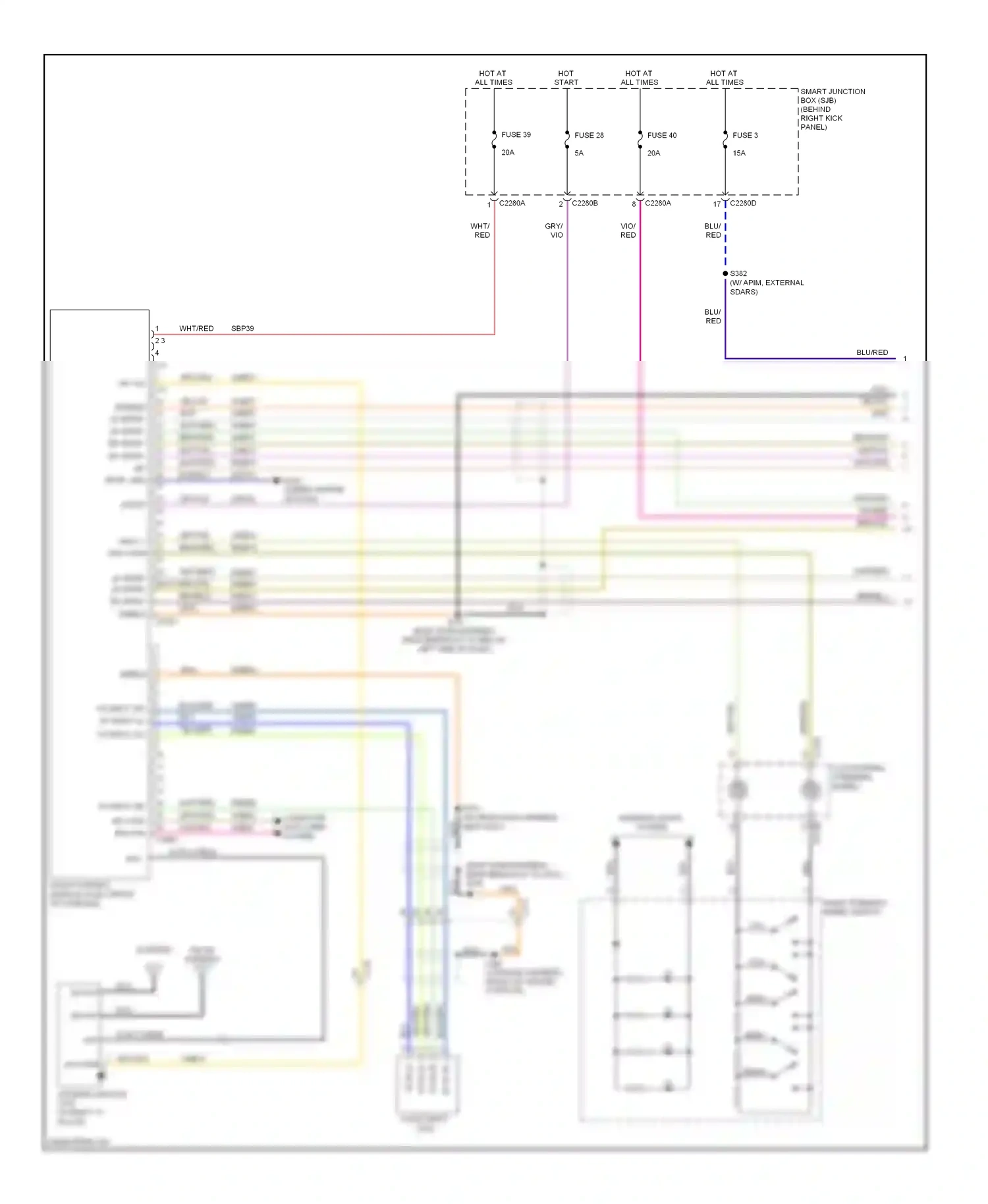 Wiring diagram blu for Ford Expedition III (2006-2014) (22 of 52)