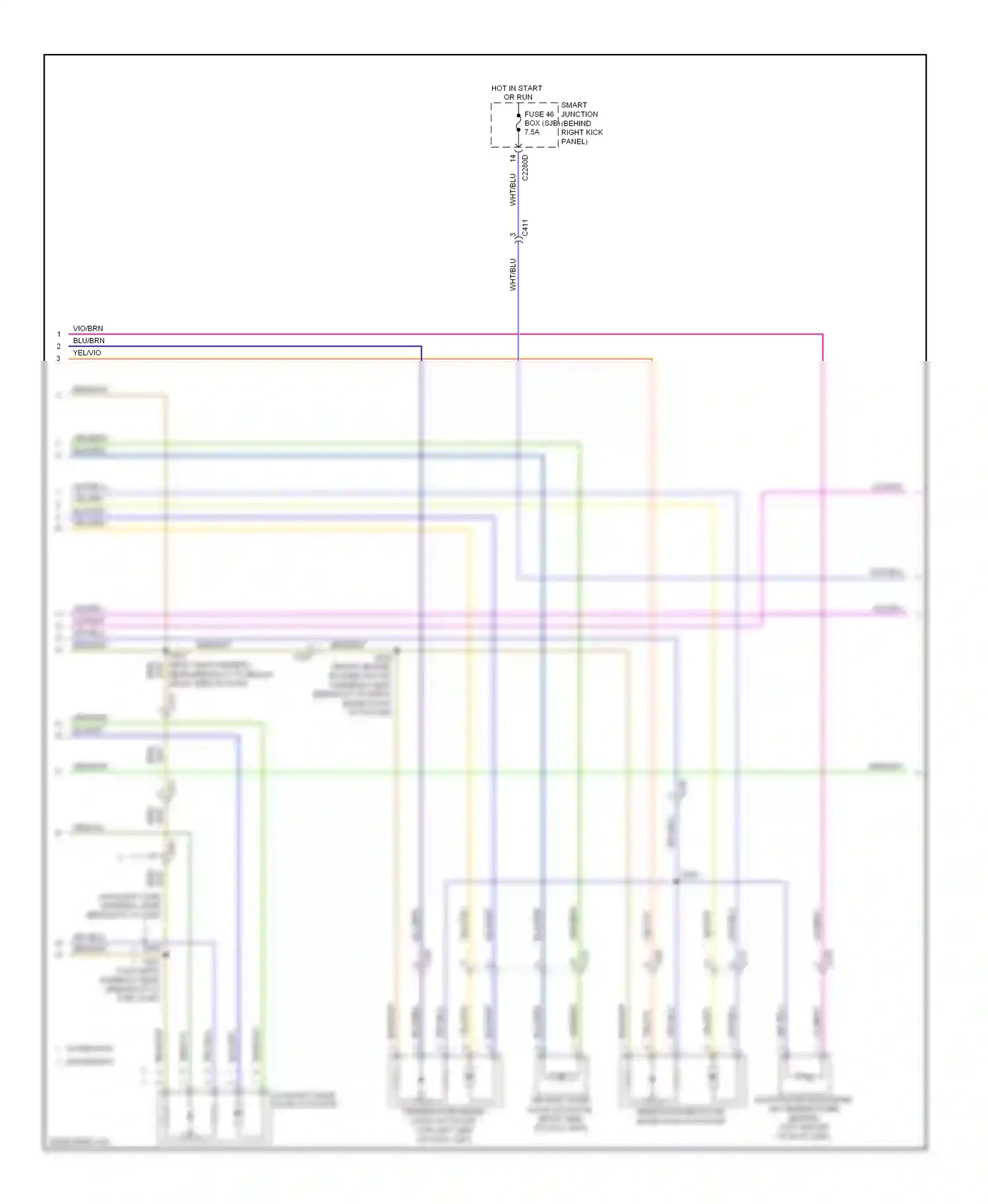 Wiring diagram brn for Ford Expedition III (2006-2014) (8 of 50)
