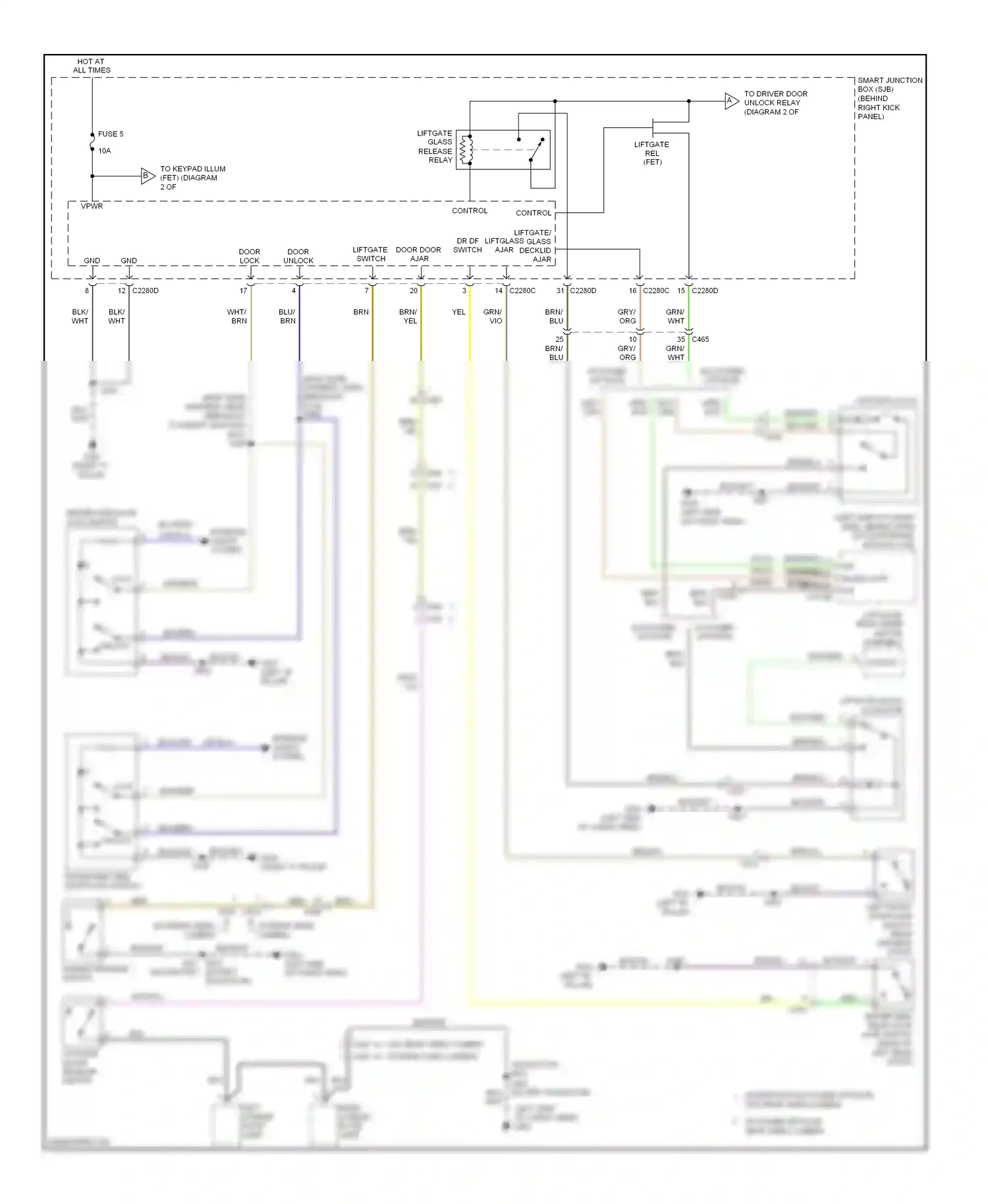 Wiring diagram brn for Ford Expedition III (2006-2014) (6 of 50)