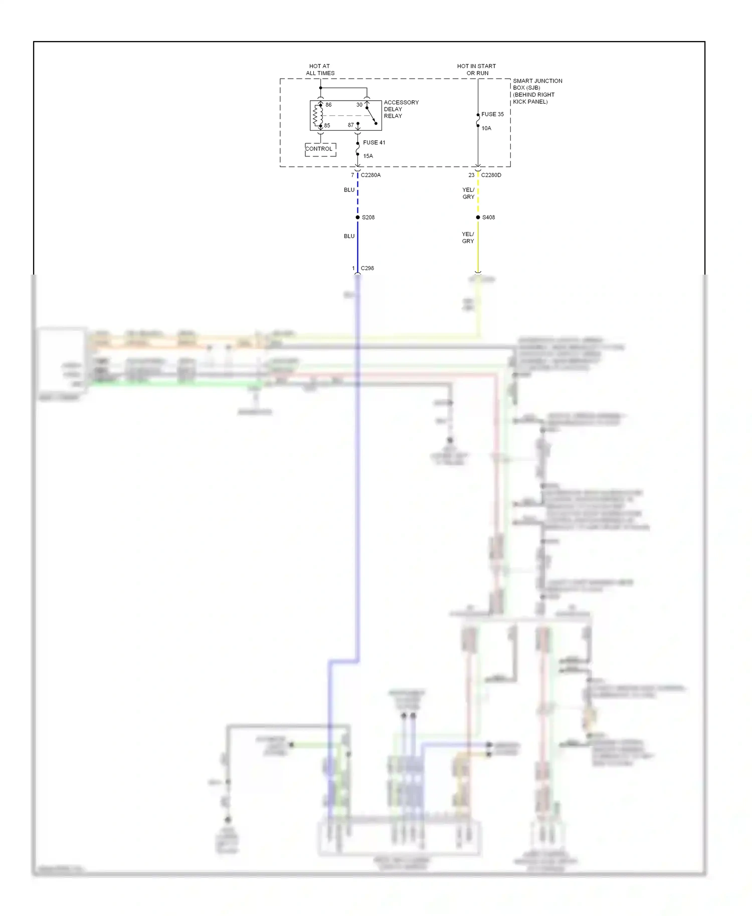 Wiring diagram ec drv- for Ford Expedition III (2006-2014) (1 of 1)