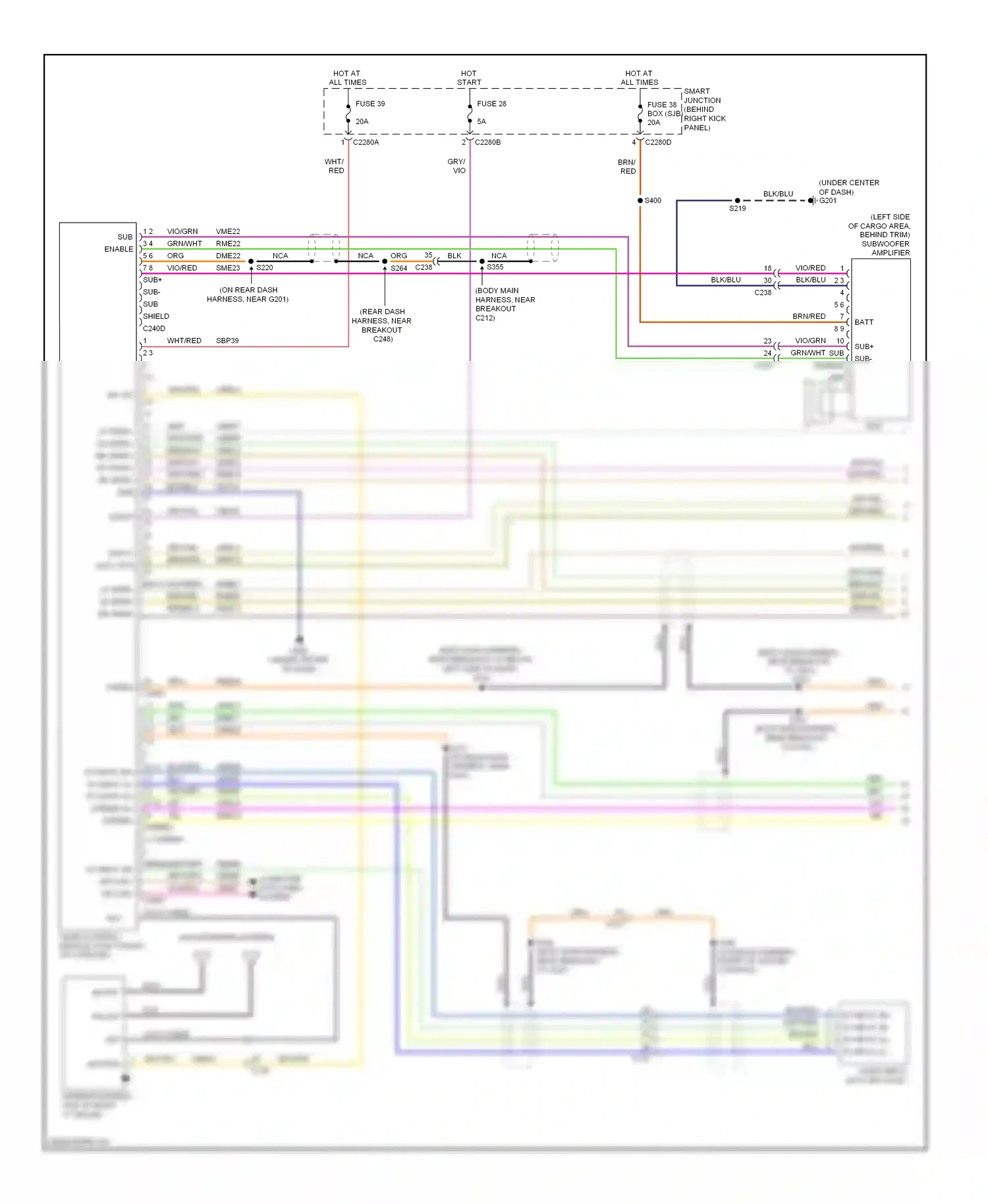 Wiring diagram fm ant for Ford Expedition III (2006-2014) (4 of 4)