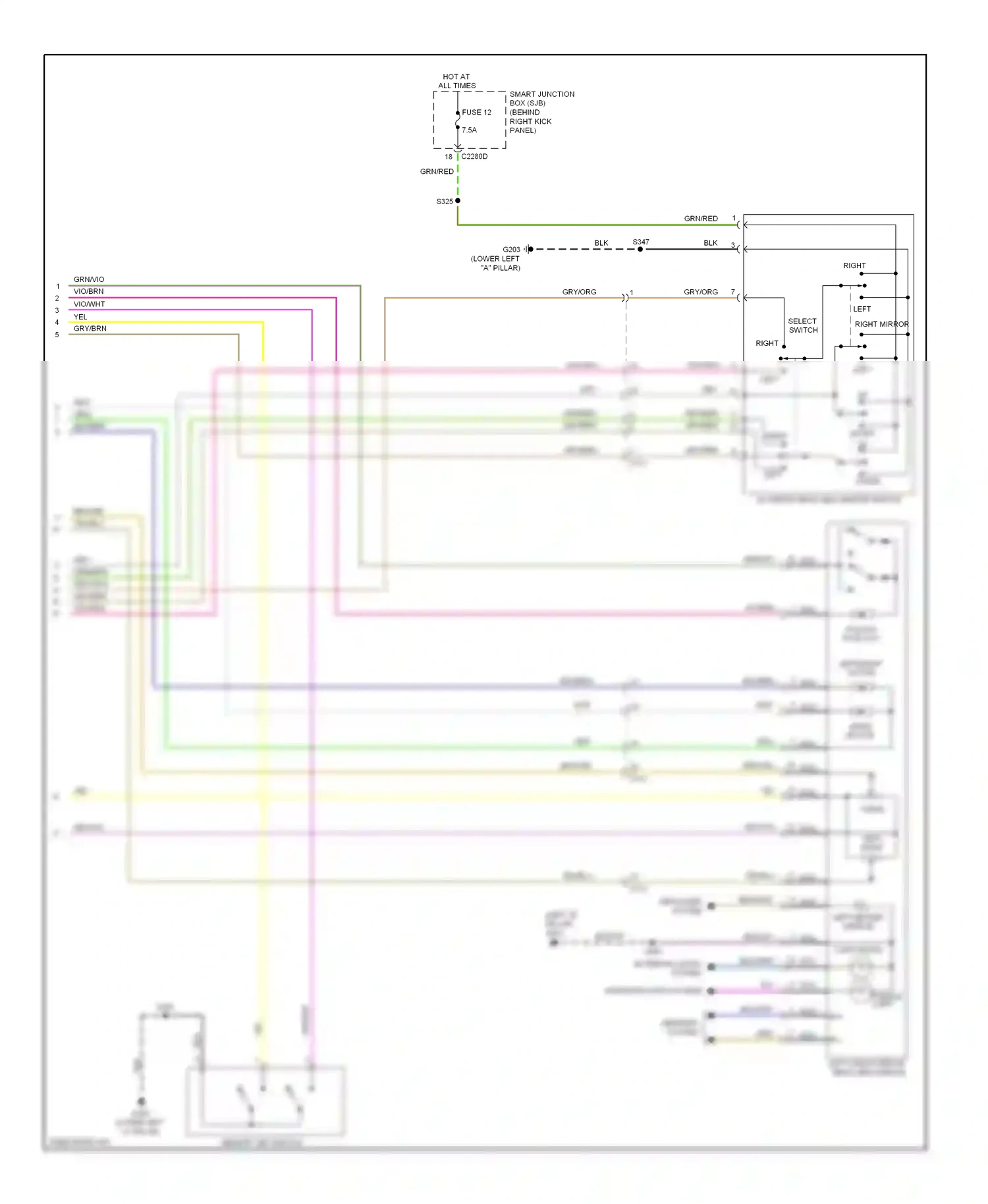 Wiring diagram grn for Ford Expedition III (2006-2014) (25 of 46)